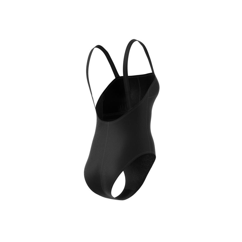 Iconisea Padded U-Back Swimsuit, Black, A901_ONE, large image number 9
