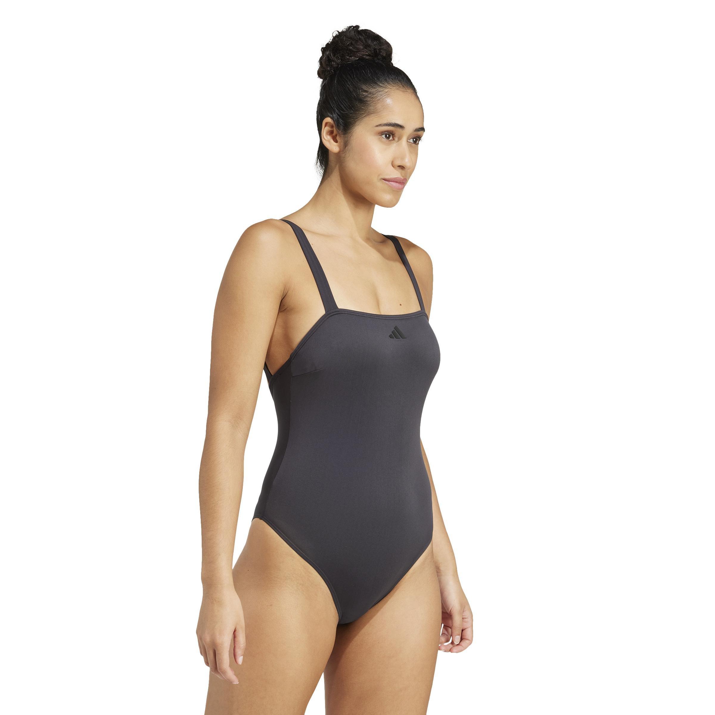 Iconisea Padded U-Back Swimsuit, Black, A901_ONE, large image number 14