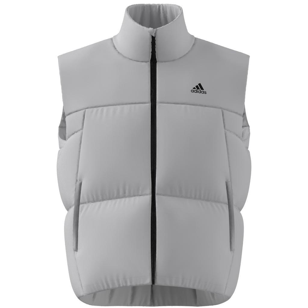 3-Stripes Puffy Vest, Grey, A901_ONE, large image number 8