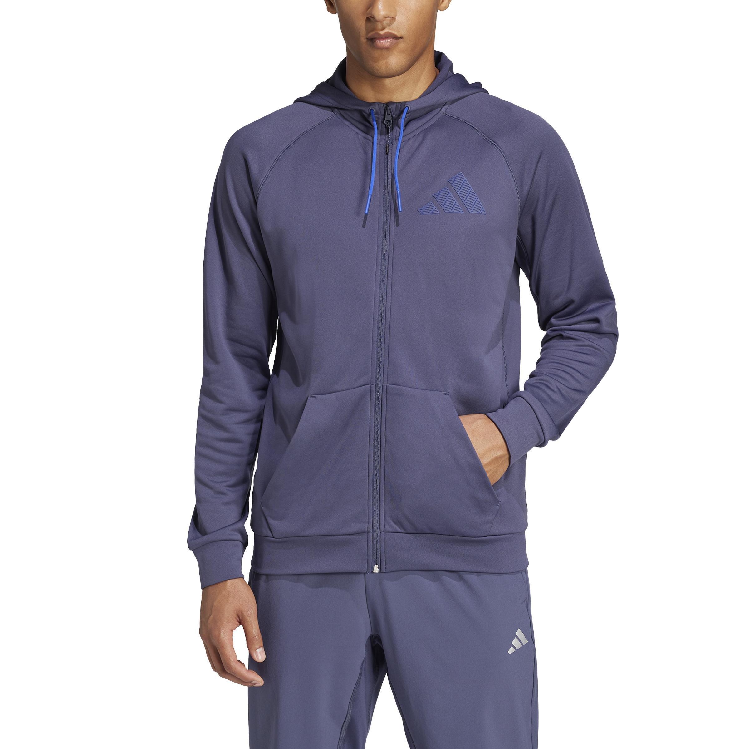 Game and Go Training Full-Zip Hoodie, Blue, A901_ONE, large image number 0