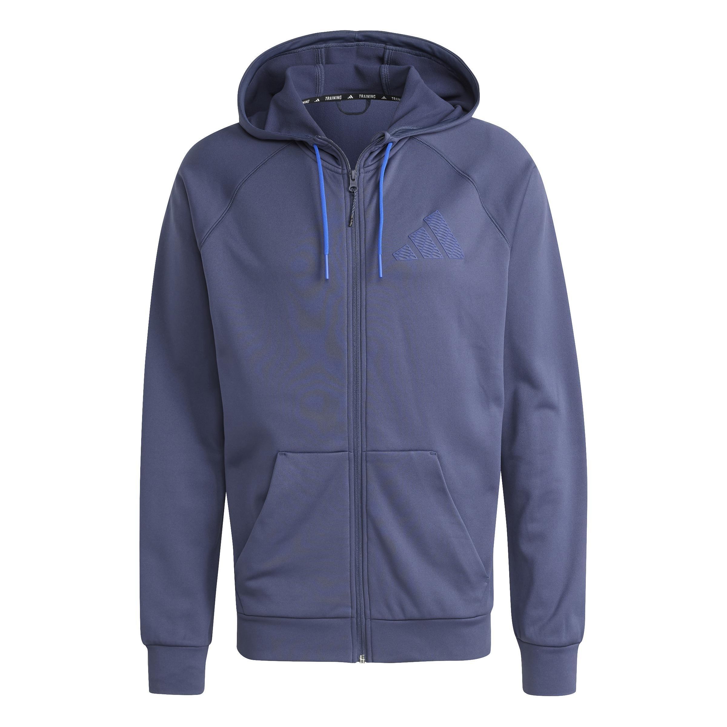 Game and Go Training Full-Zip Hoodie, Blue, A901_ONE, large image number 2