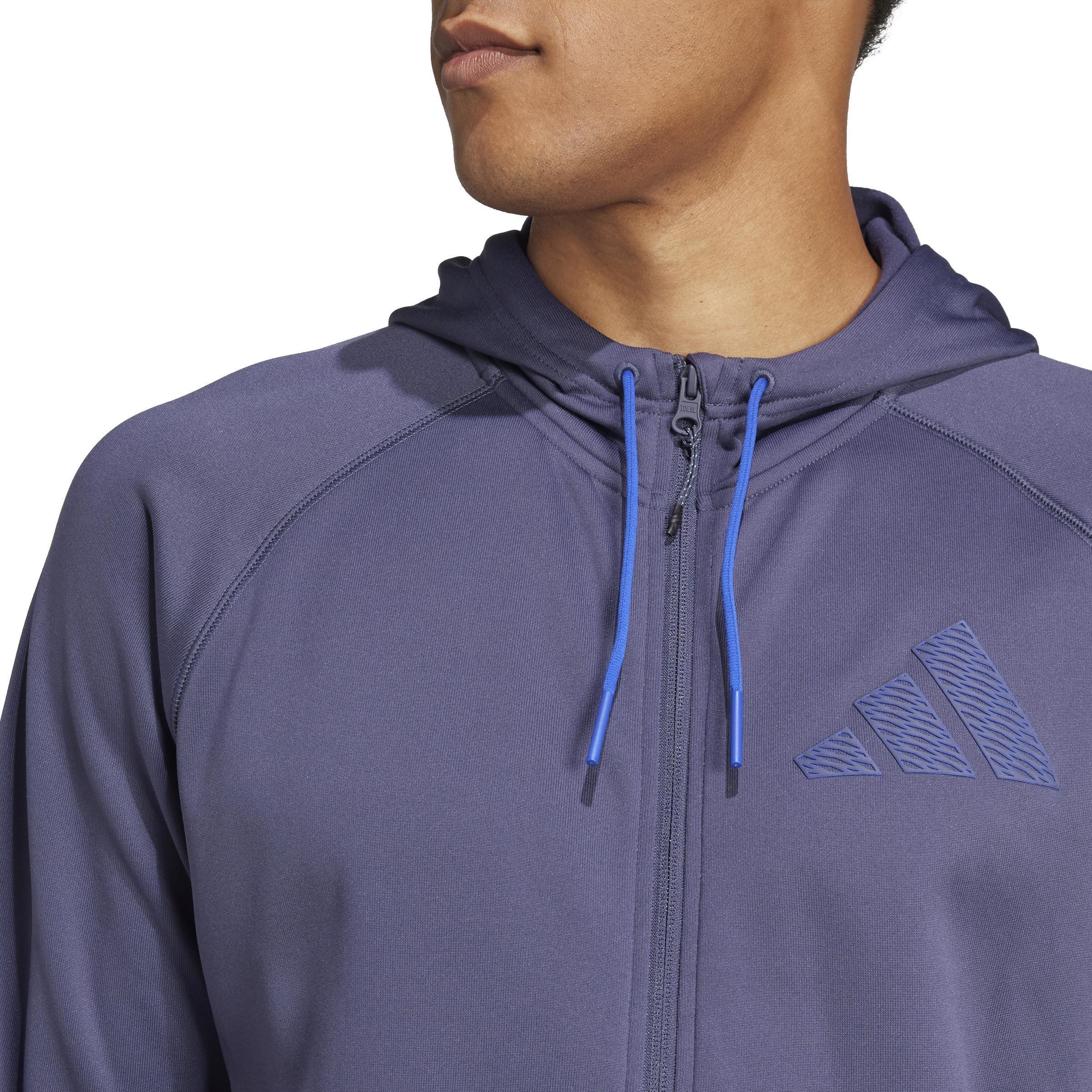 Game and Go Training Full-Zip Hoodie, Blue, A901_ONE, large image number 5