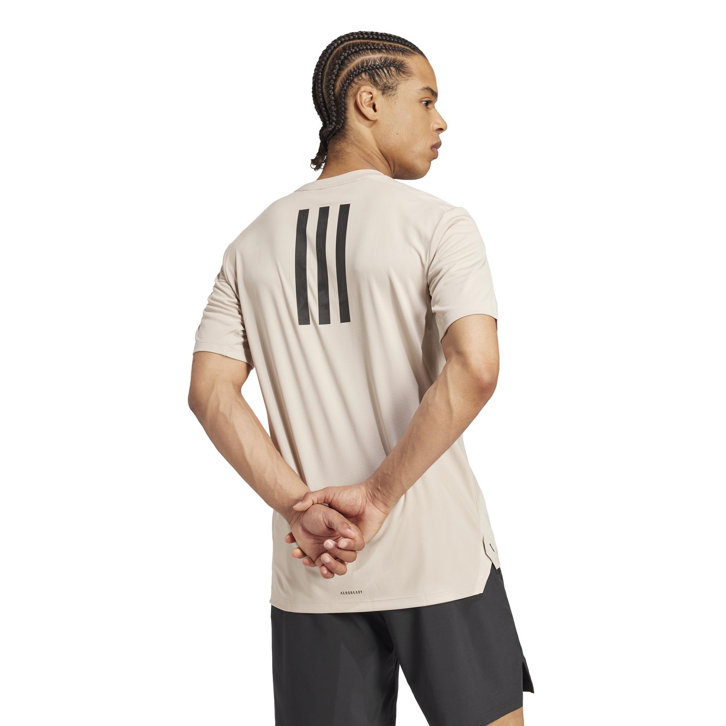 Power Workout T-Shirt, Beige, A901_ONE, large image number 3