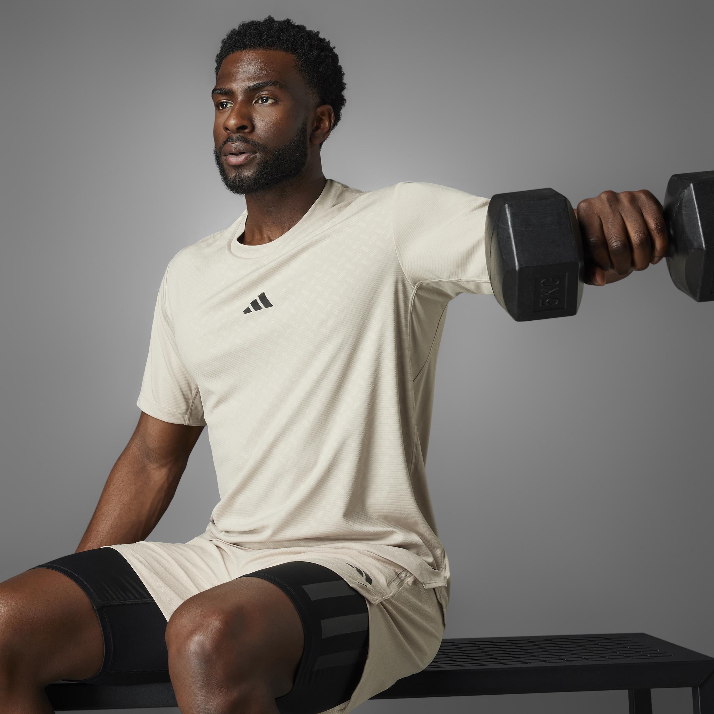 Power Workout T-Shirt, Beige, A901_ONE, large image number 9