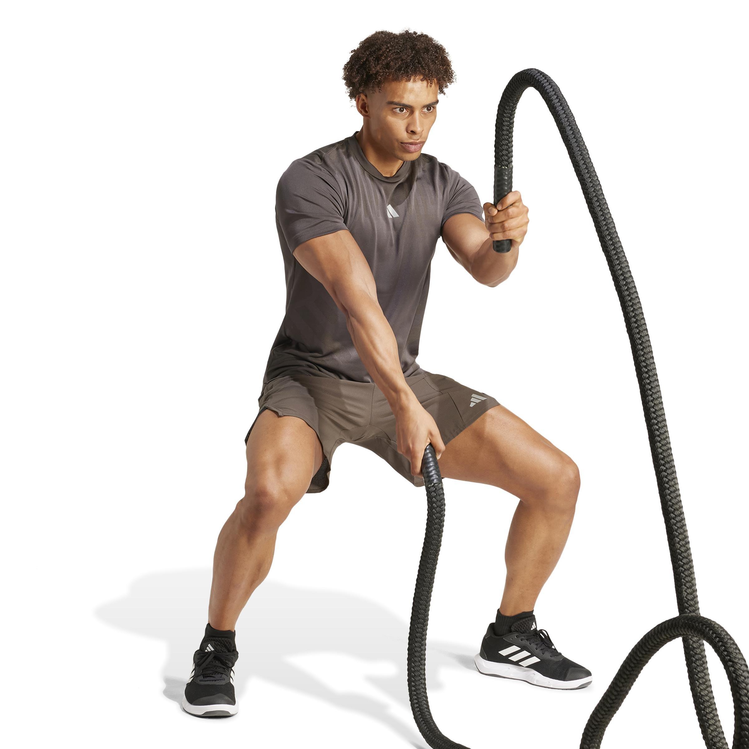 Designed for Training HIIT Workout HEAT.RDY Shorts, Green, A901_ONE, large image number 7