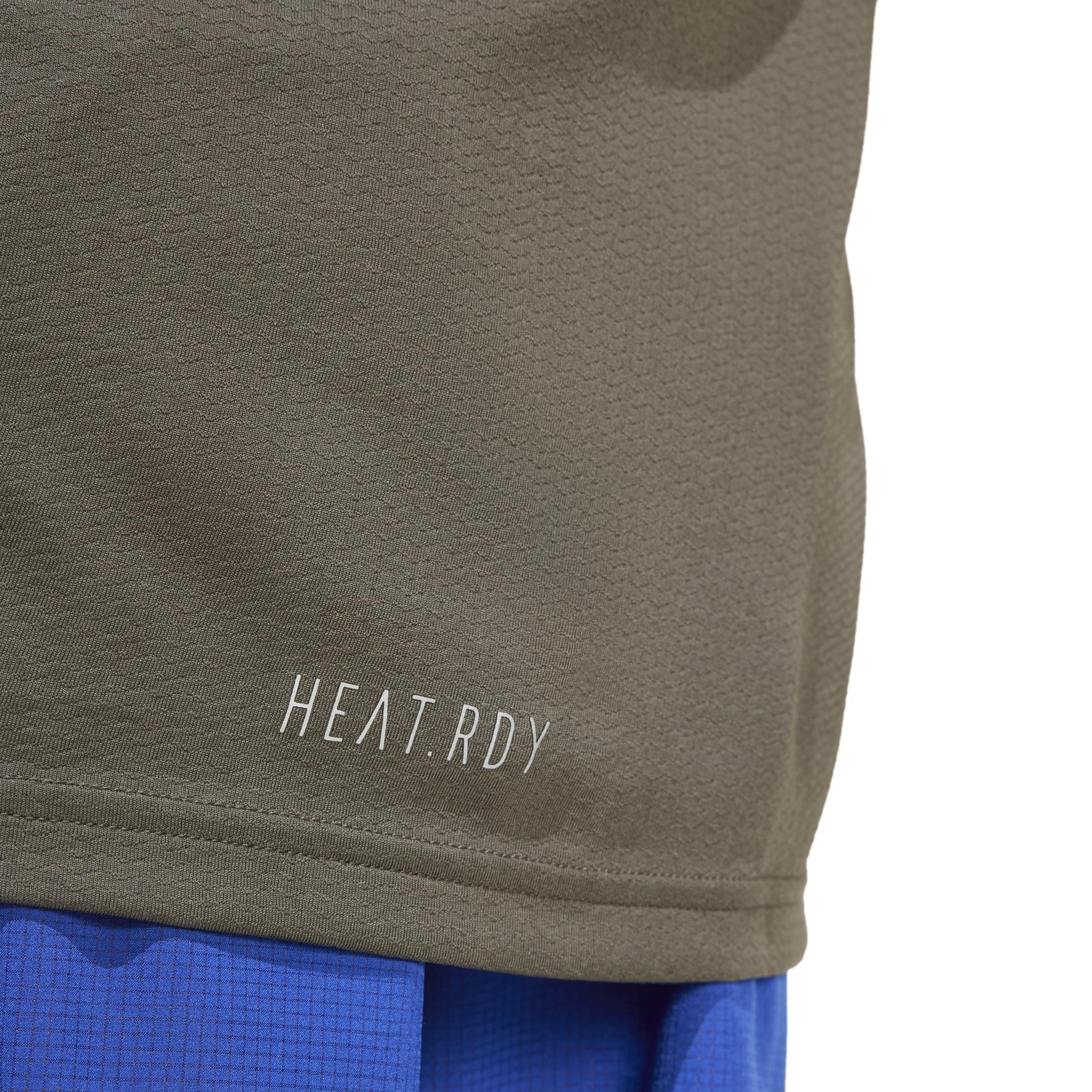 Designed for Training HIIT Workout HEAT.RDY T-Shirt, Green, A901_ONE, large image number 4