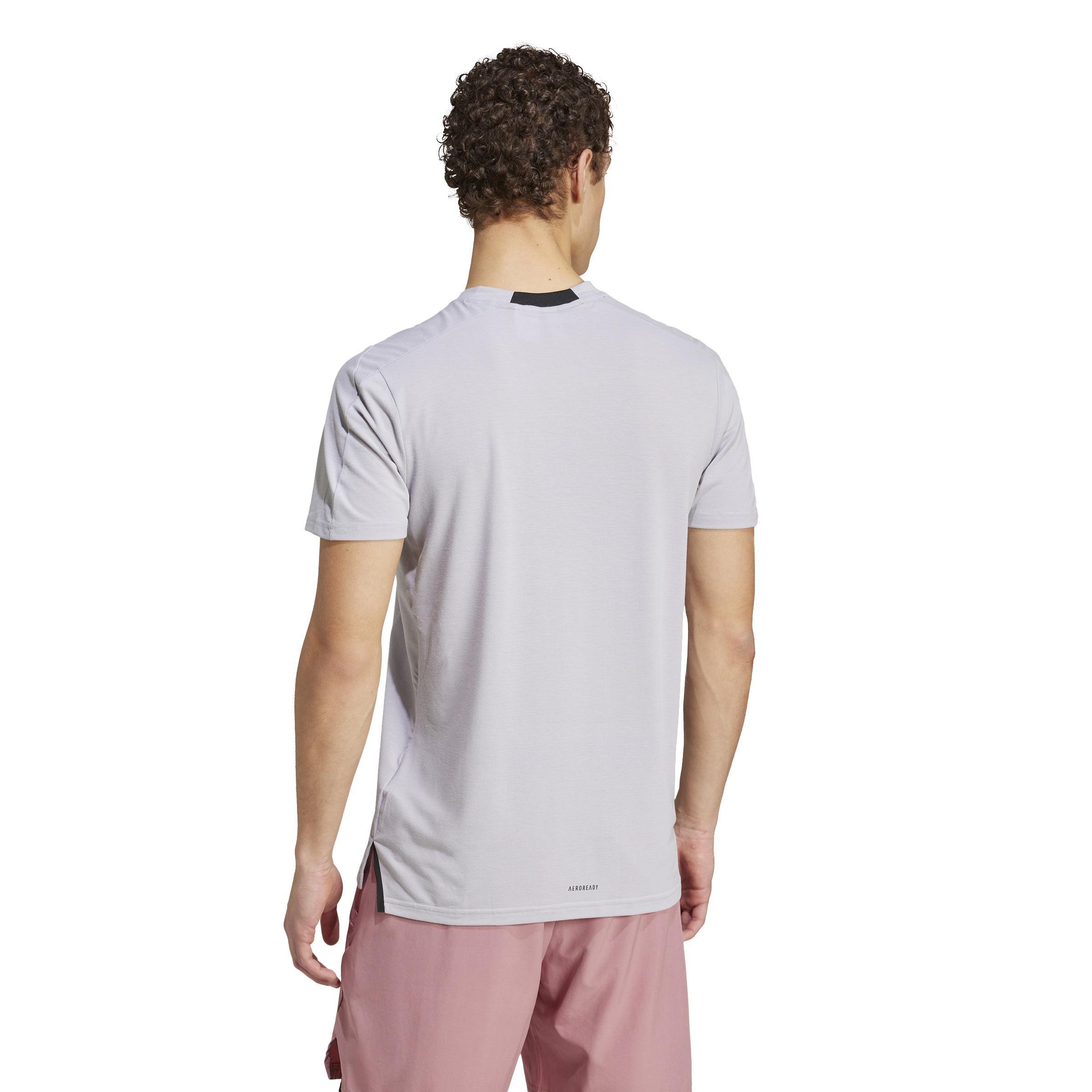 D4T Workout T-Shirt, Grey, A901_ONE, large image number 3