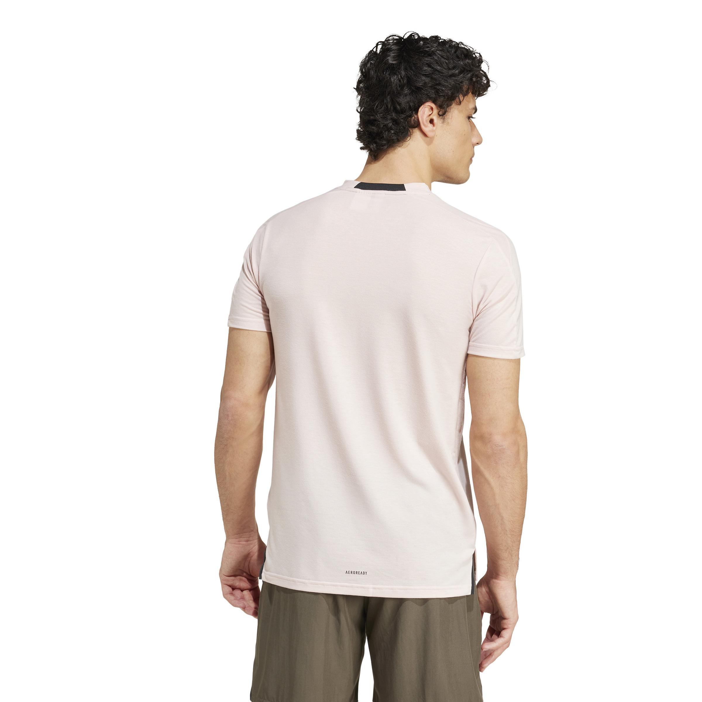 Designed for Training Workout T-Shirt, Pink, A901_ONE, large image number 3