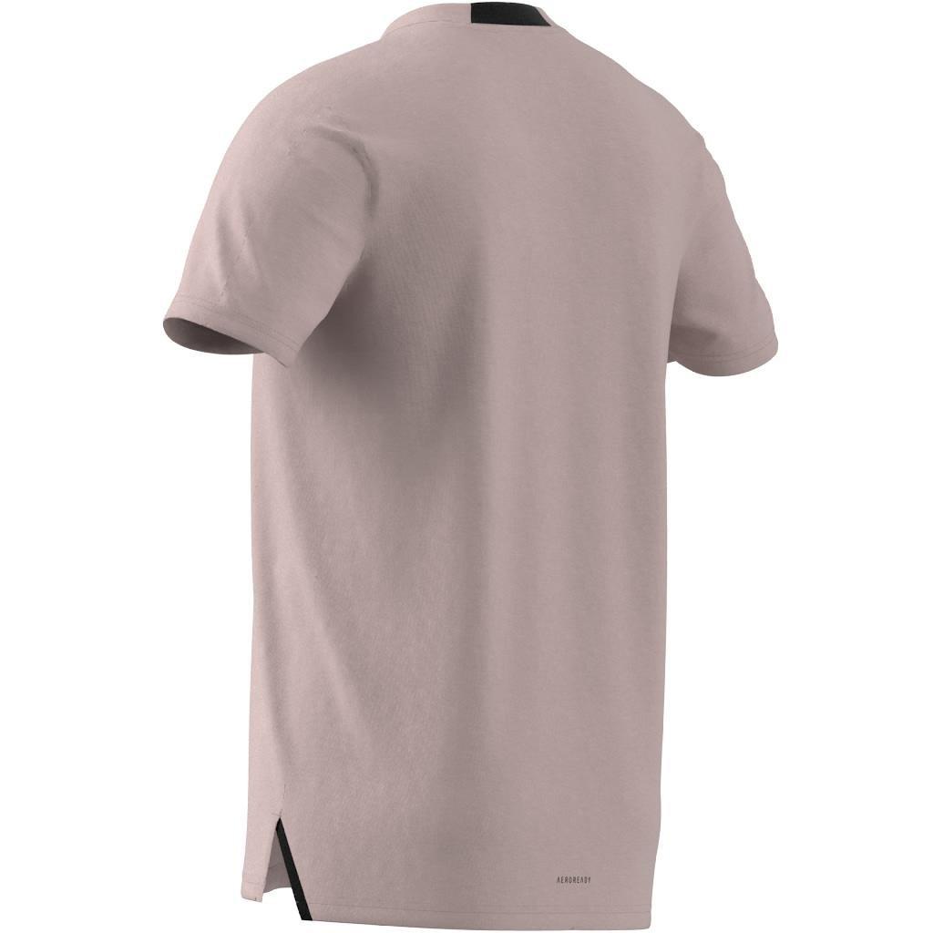 Designed for Training Workout T-Shirt, Pink, A901_ONE, large image number 7