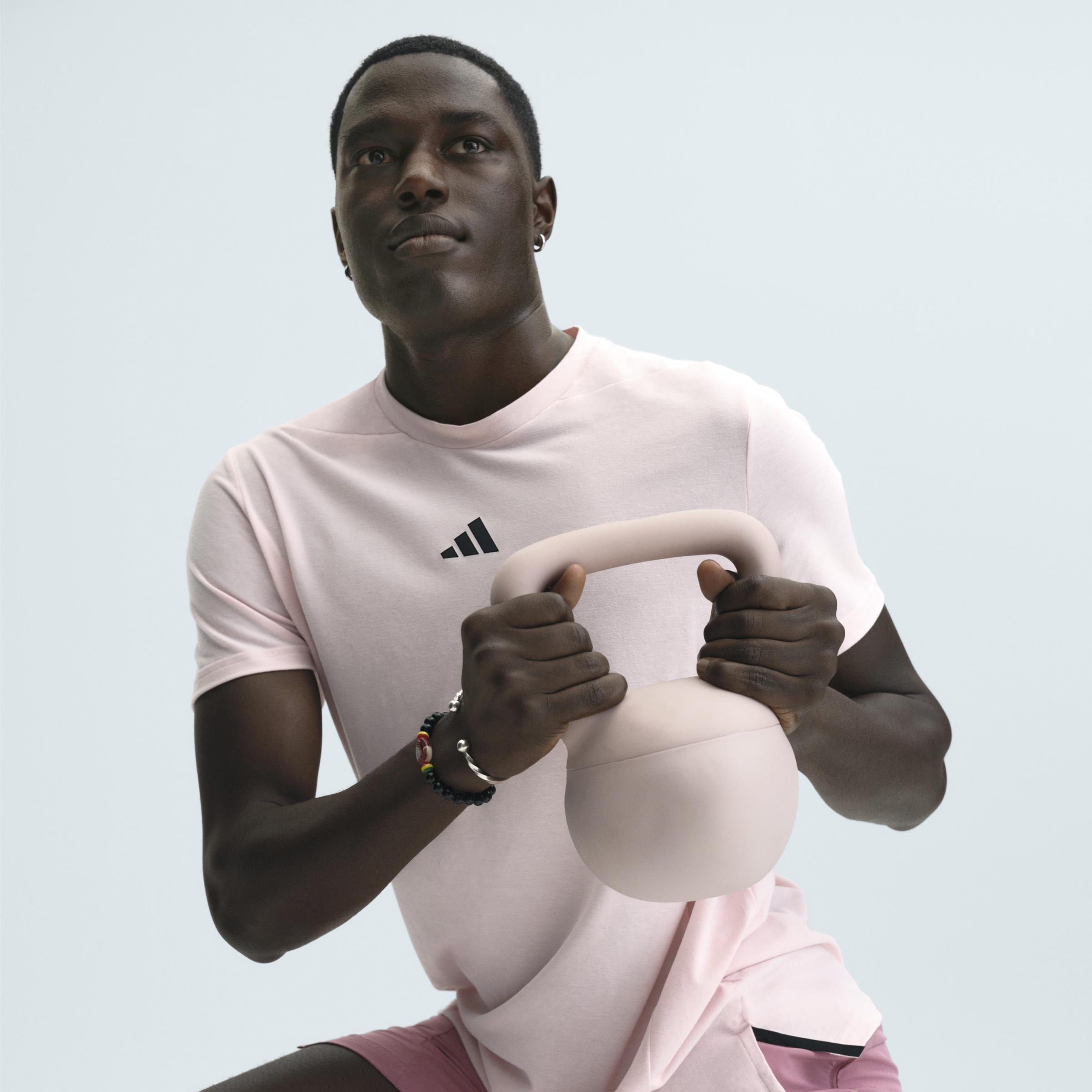 Designed for Training Workout T-Shirt, Pink, A901_ONE, large image number 8