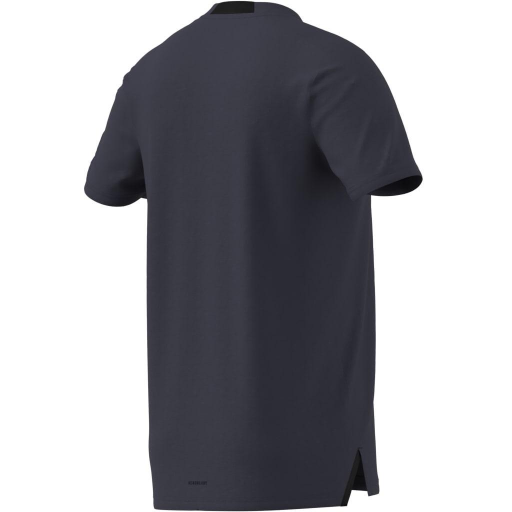 Designed for Training Workout T-Shirt, Blue, A901_ONE, large image number 11