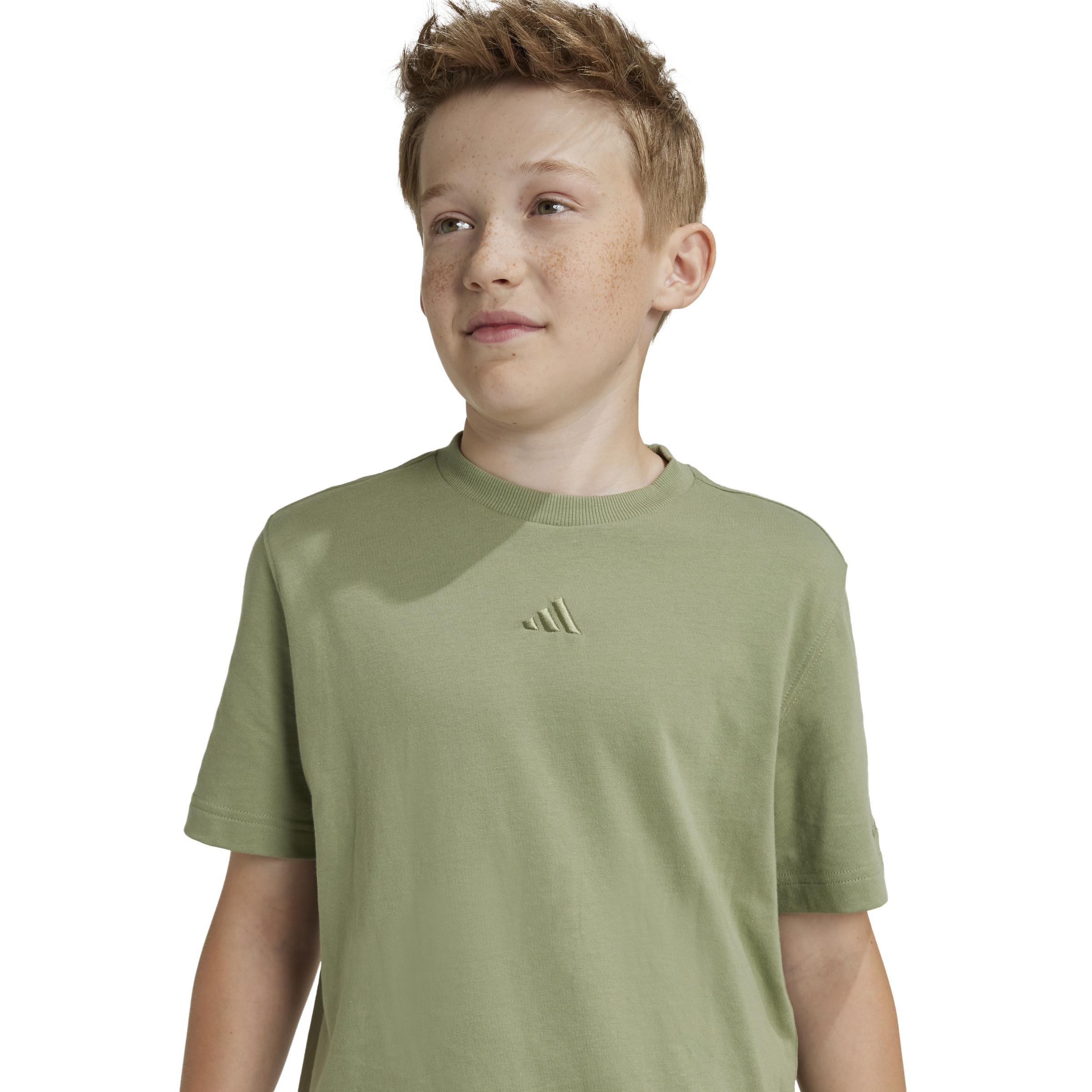 Unisex Kids All Szn T-Shirt, Green, , large image number 4