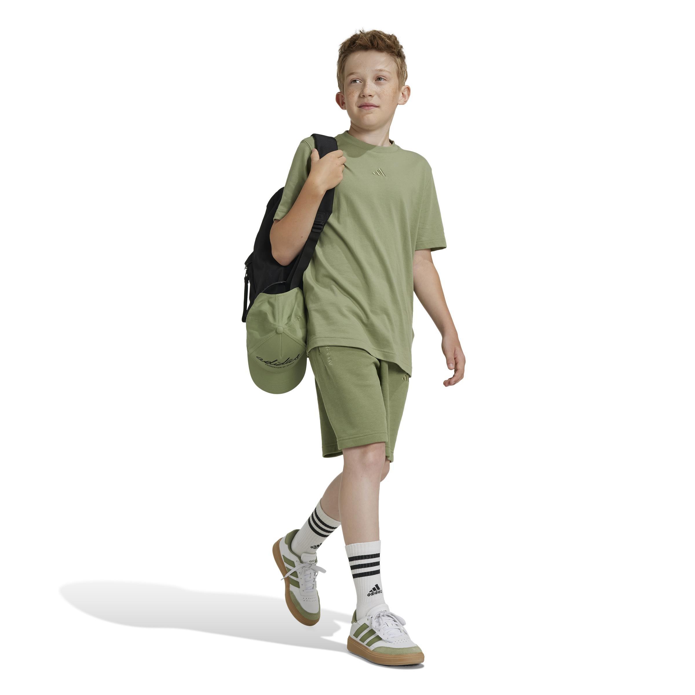Unisex Kids All Szn T-Shirt, Green, , large image number 9