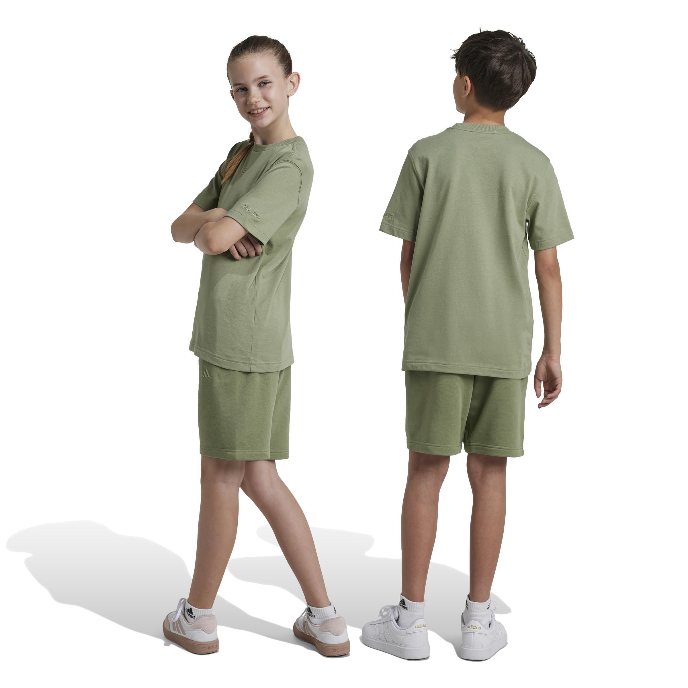 Unisex Kids ALL SZN Shorts, Green, , large image number 2