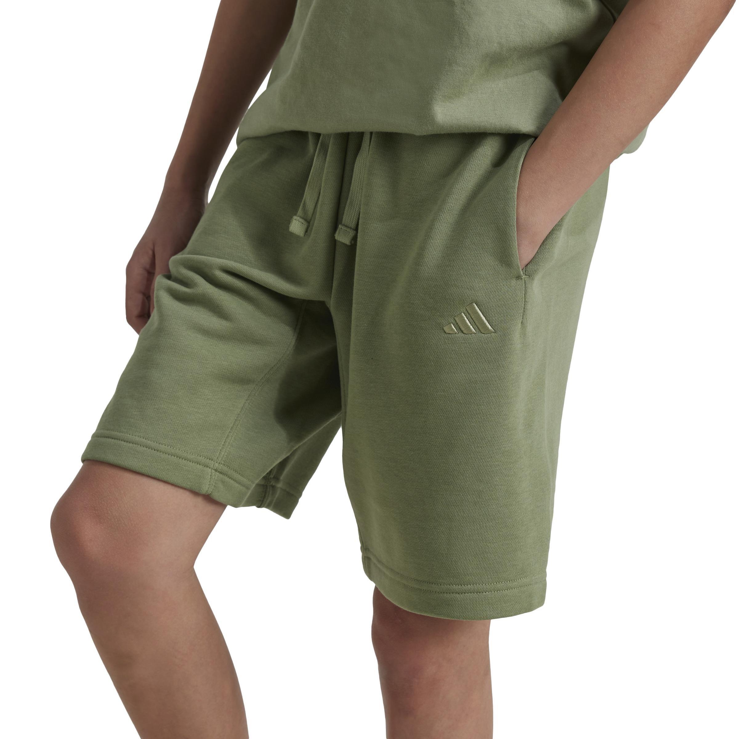 Unisex Kids ALL SZN Shorts, Green, , large image number 4