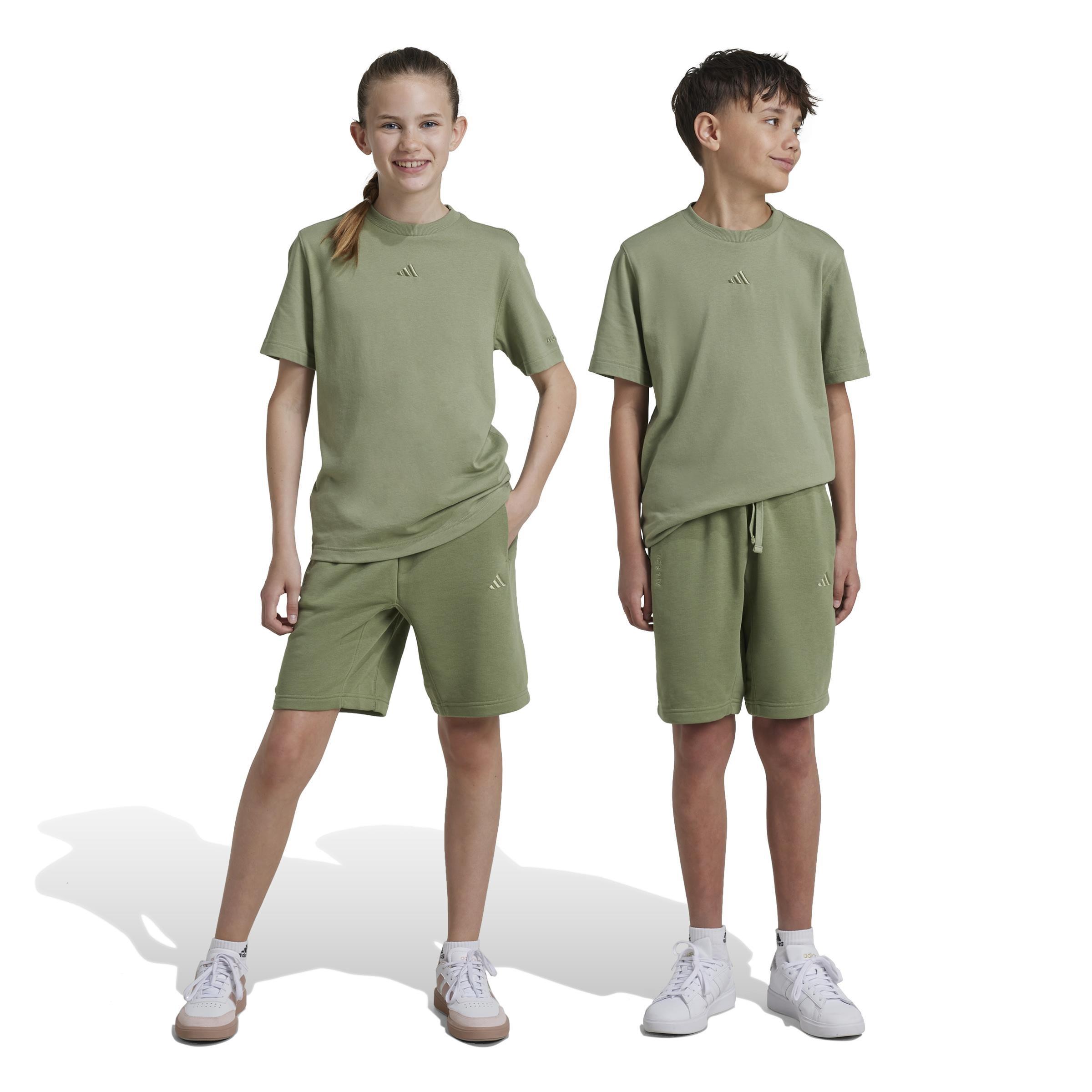 Unisex Kids ALL SZN Shorts, Green, , large image number 6