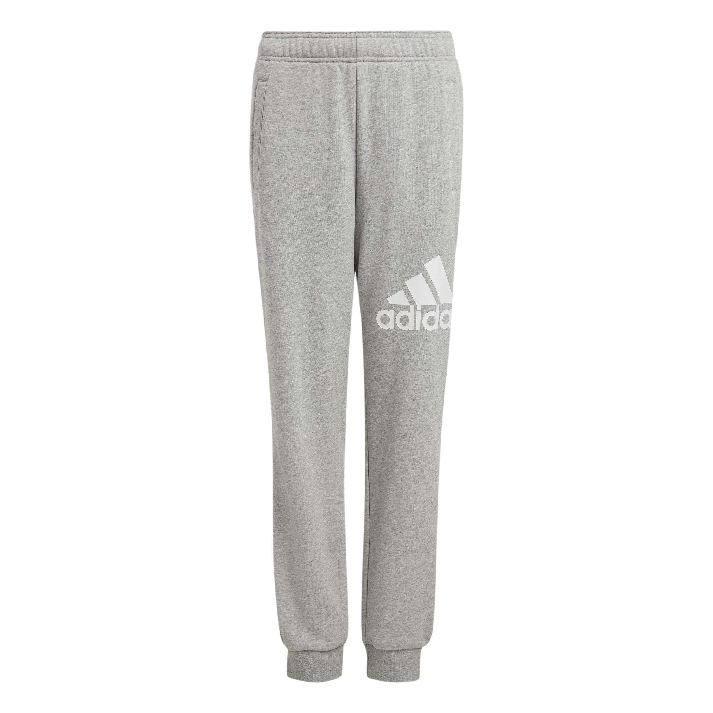 Kids Unisex Essentials Regular Fit Big Logo Cotton Joggers, Grey, , medium