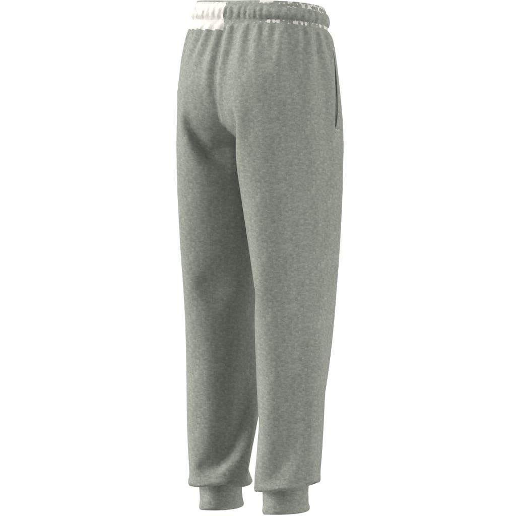 Kids Unisex Essentials Regular Fit Big Logo Cotton Joggers, Grey, , large image number 8
