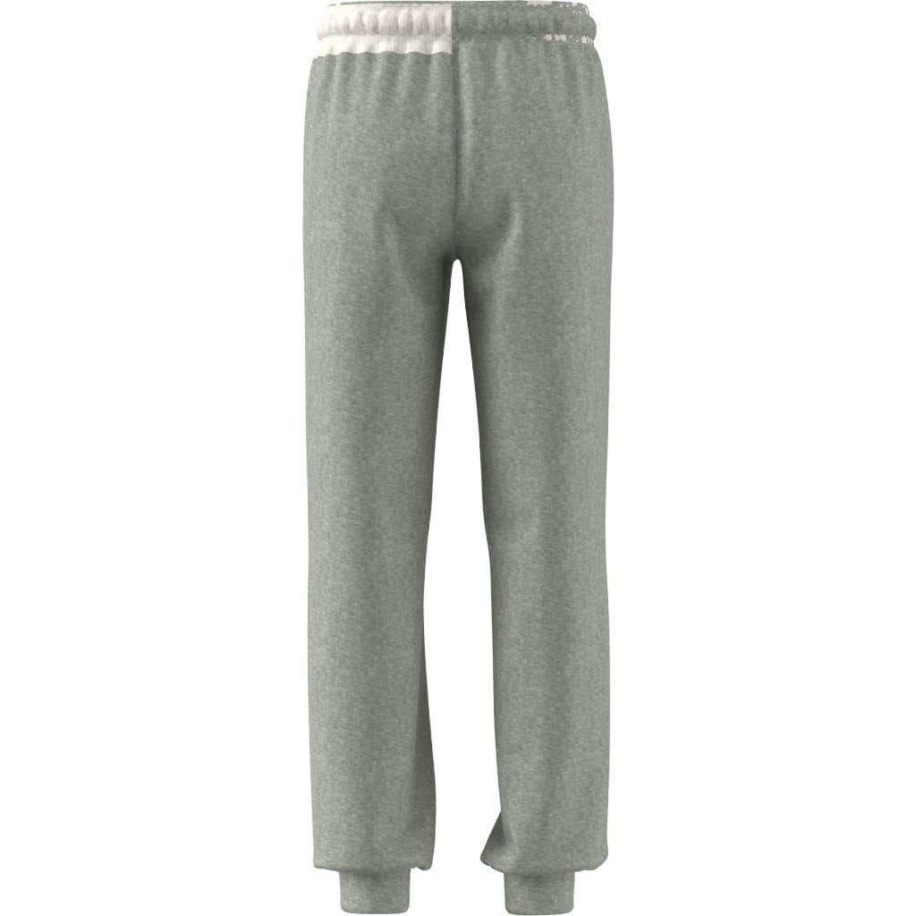 Kids Unisex Essentials Regular Fit Big Logo Cotton Joggers, Grey, , large image number 9