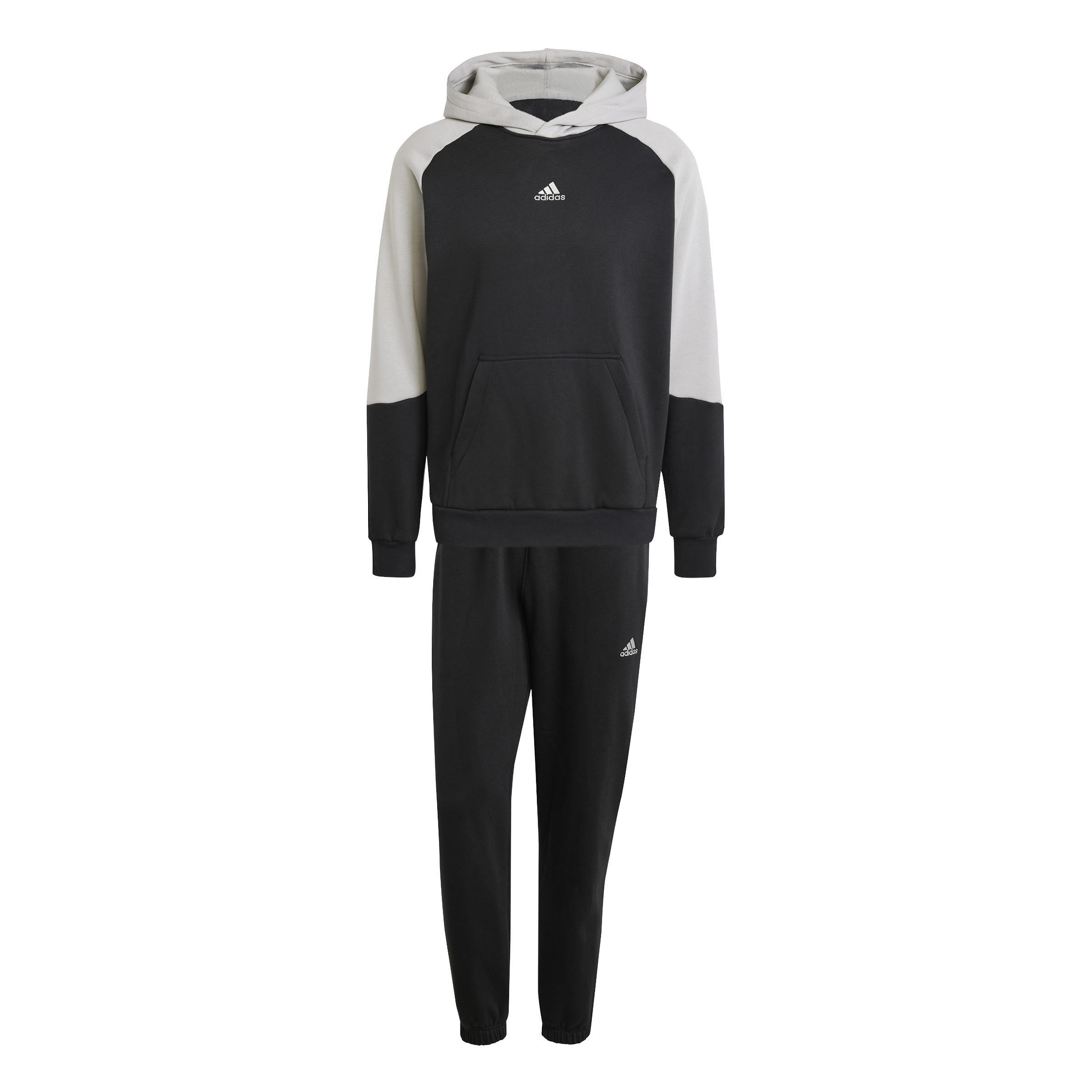 Sportswear Fleece Colorblock Track Suit, Black, , large image number 1