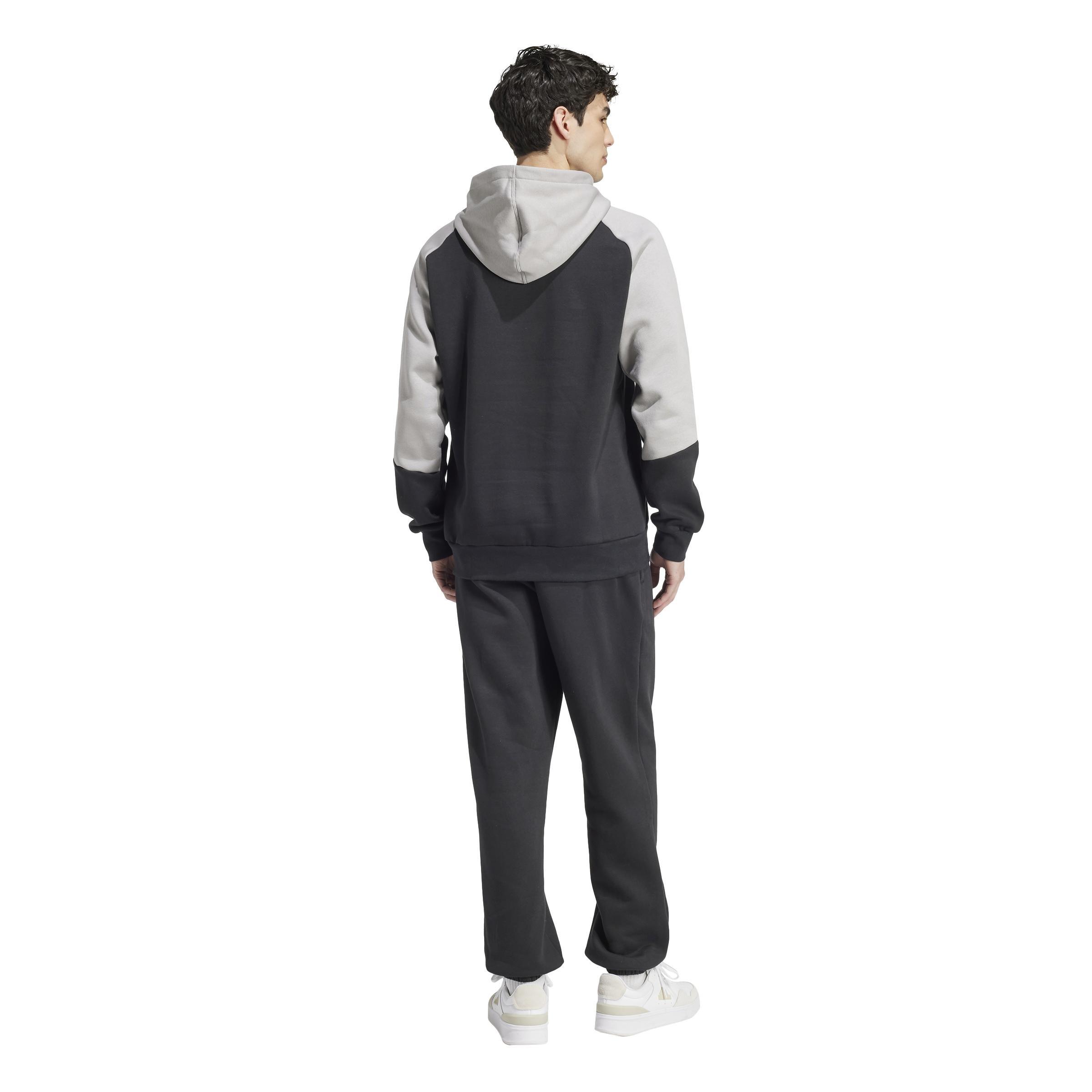 Sportswear Fleece Colorblock Track Suit, Black, , large image number 2