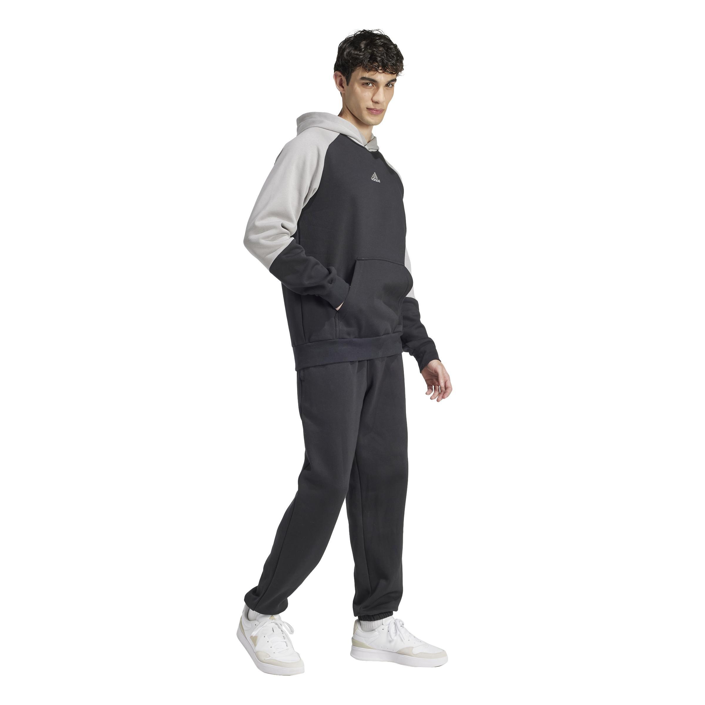 Sportswear Fleece Colorblock Track Suit, Black, , large image number 6