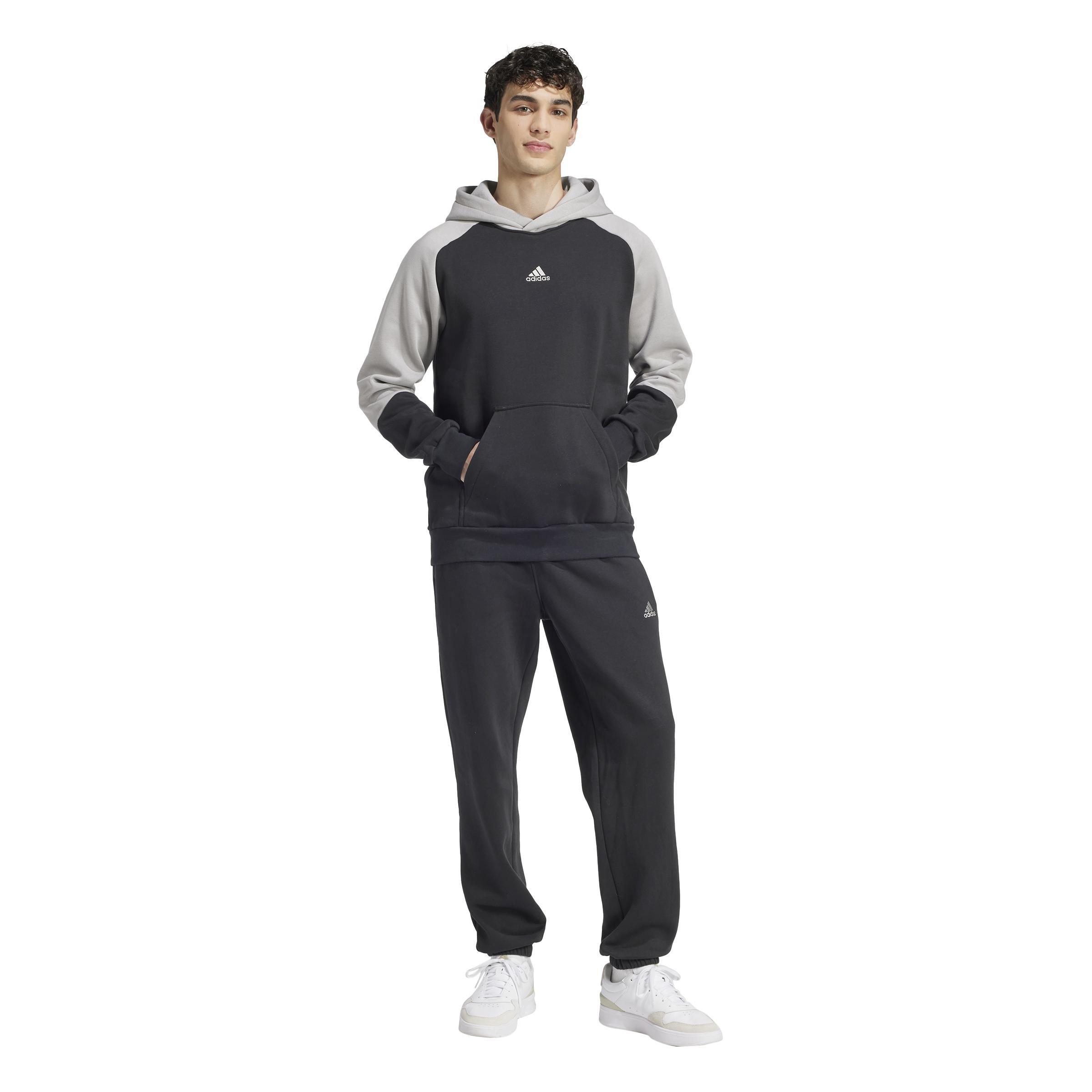 Sportswear Fleece Colorblock Track Suit, Black, , large image number 7