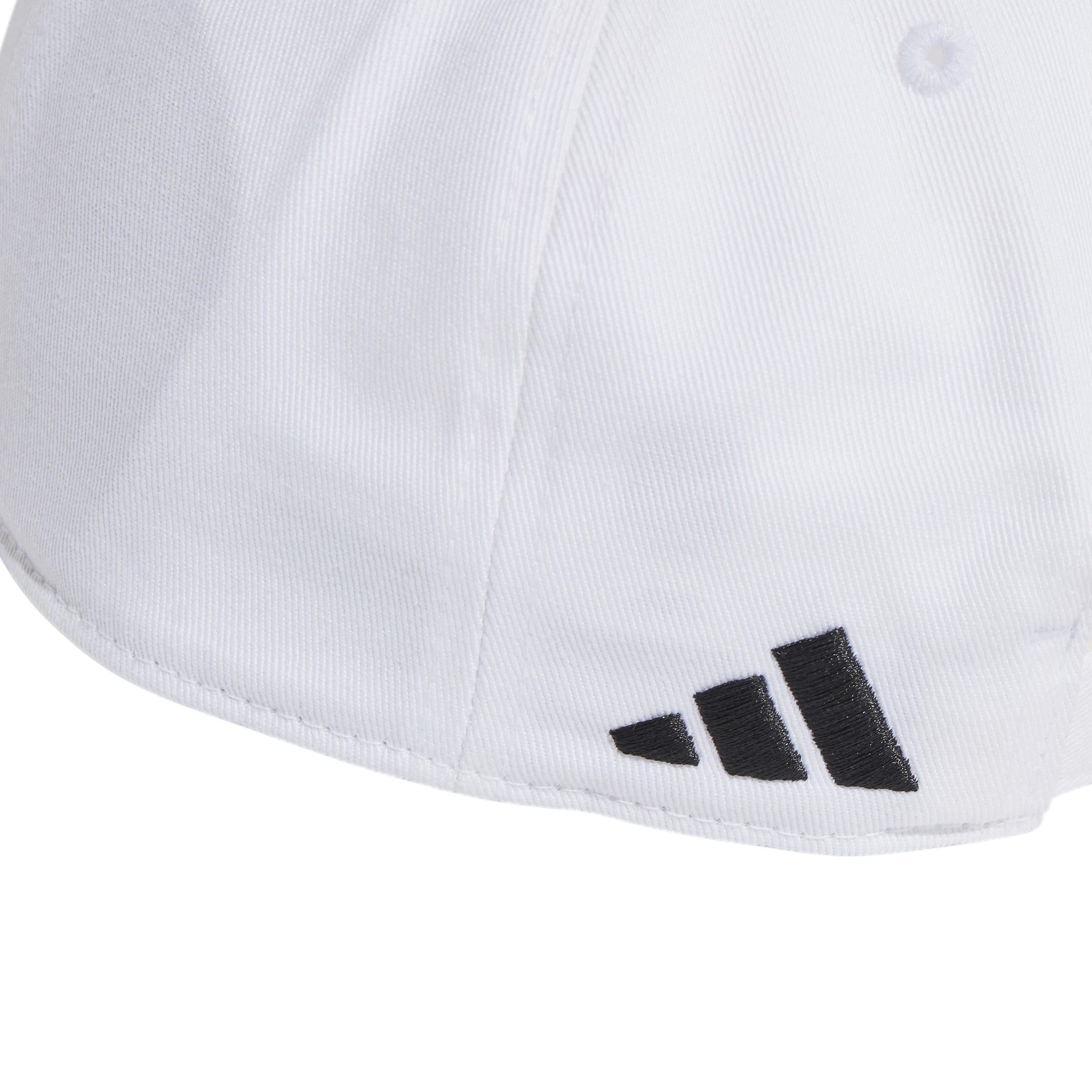 Unisex Real Madrid Home Baseball Cap, White, A901_ONE, large image number 2