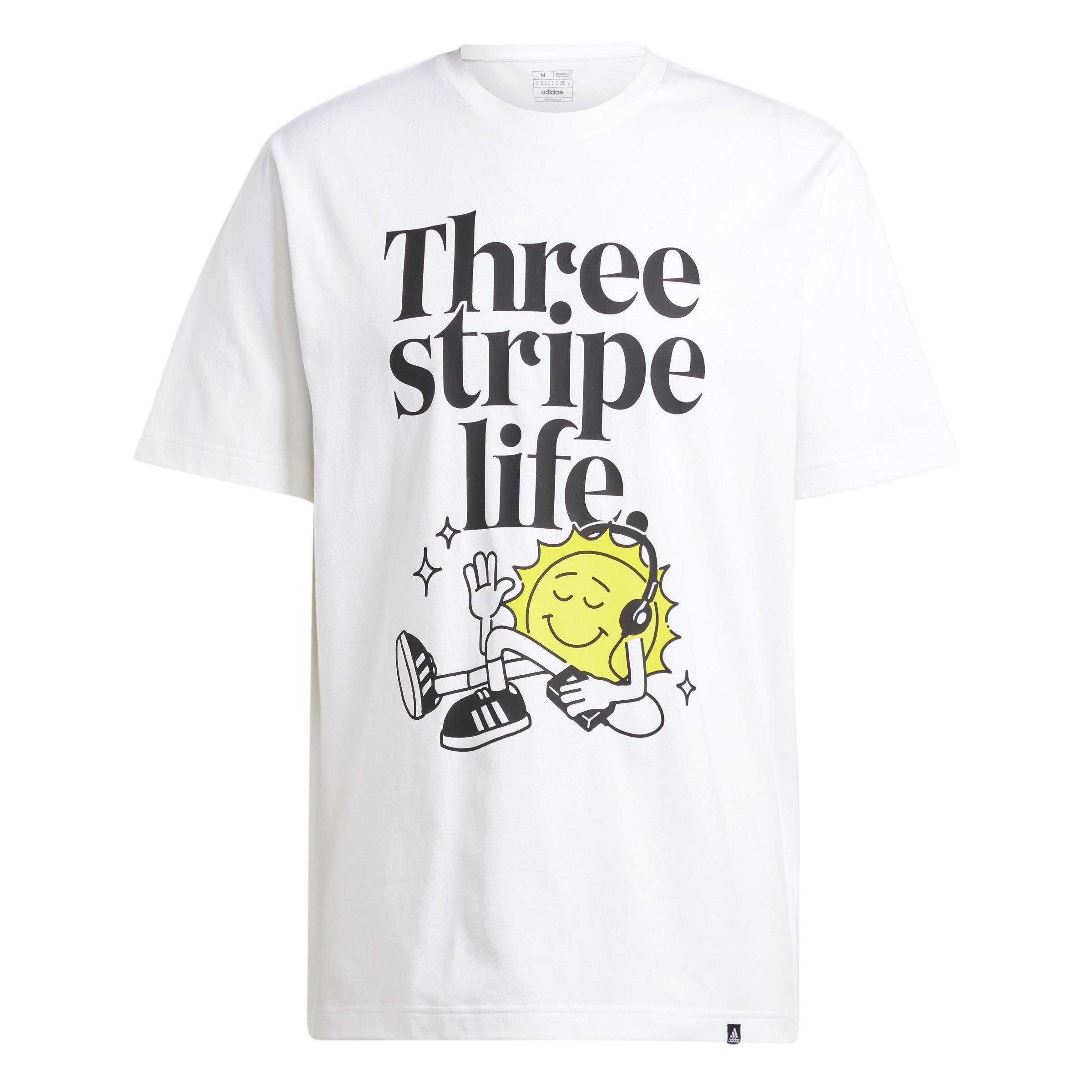 Positivity Graphic T-Shirt, White, A901_ONE, large image number 1