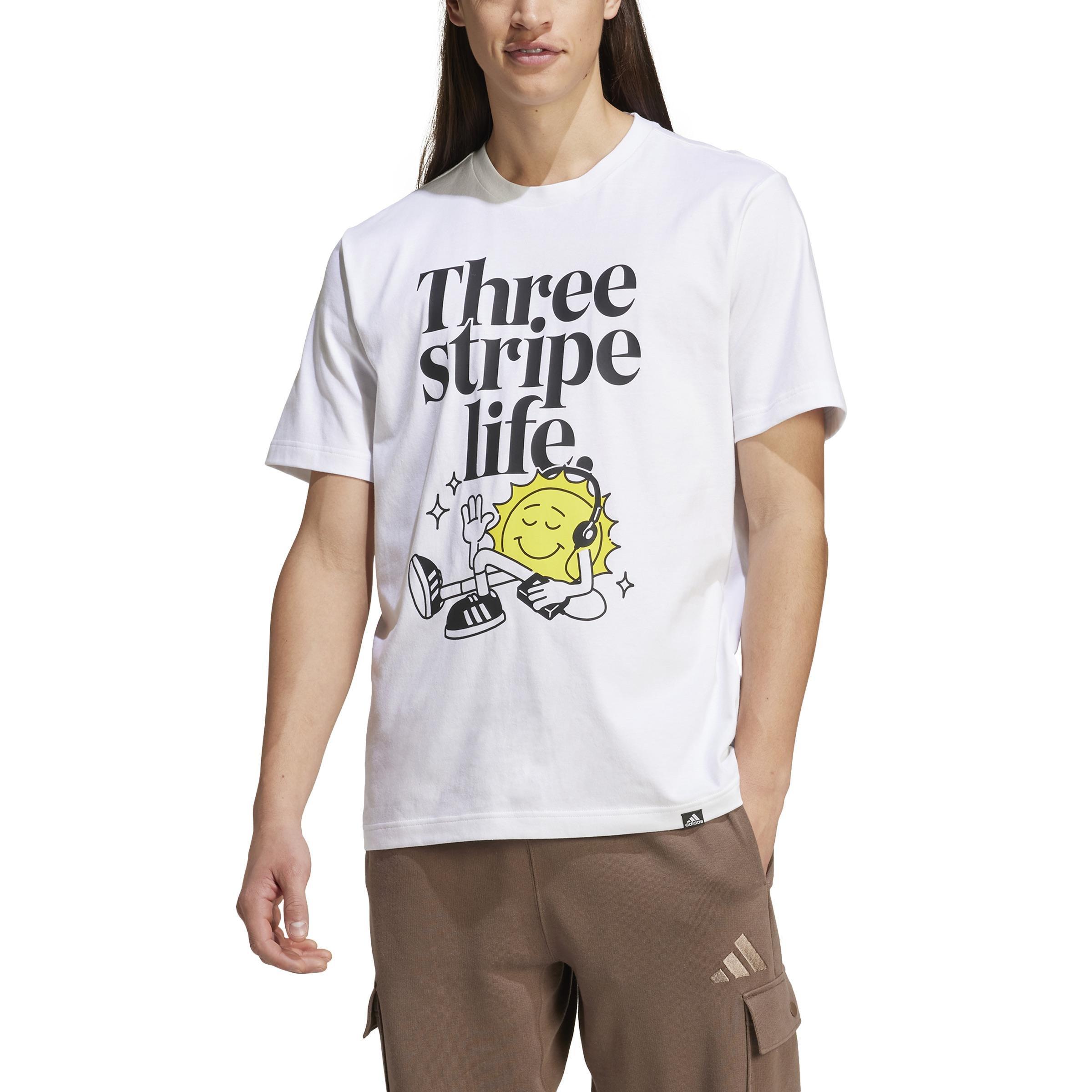 Positivity Graphic T-Shirt, White, A901_ONE, large image number 2