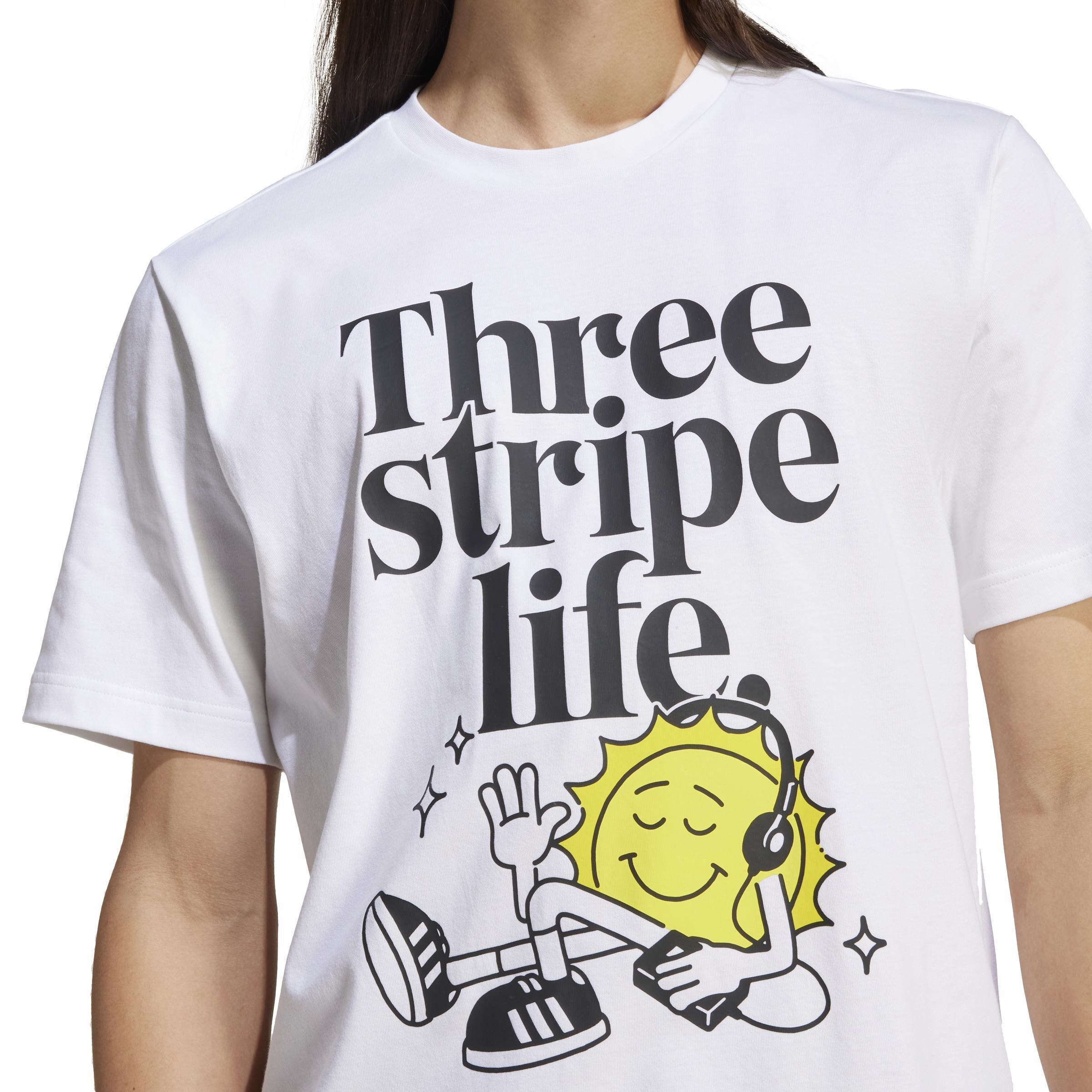 Positivity Graphic T-Shirt, White, A901_ONE, large image number 5