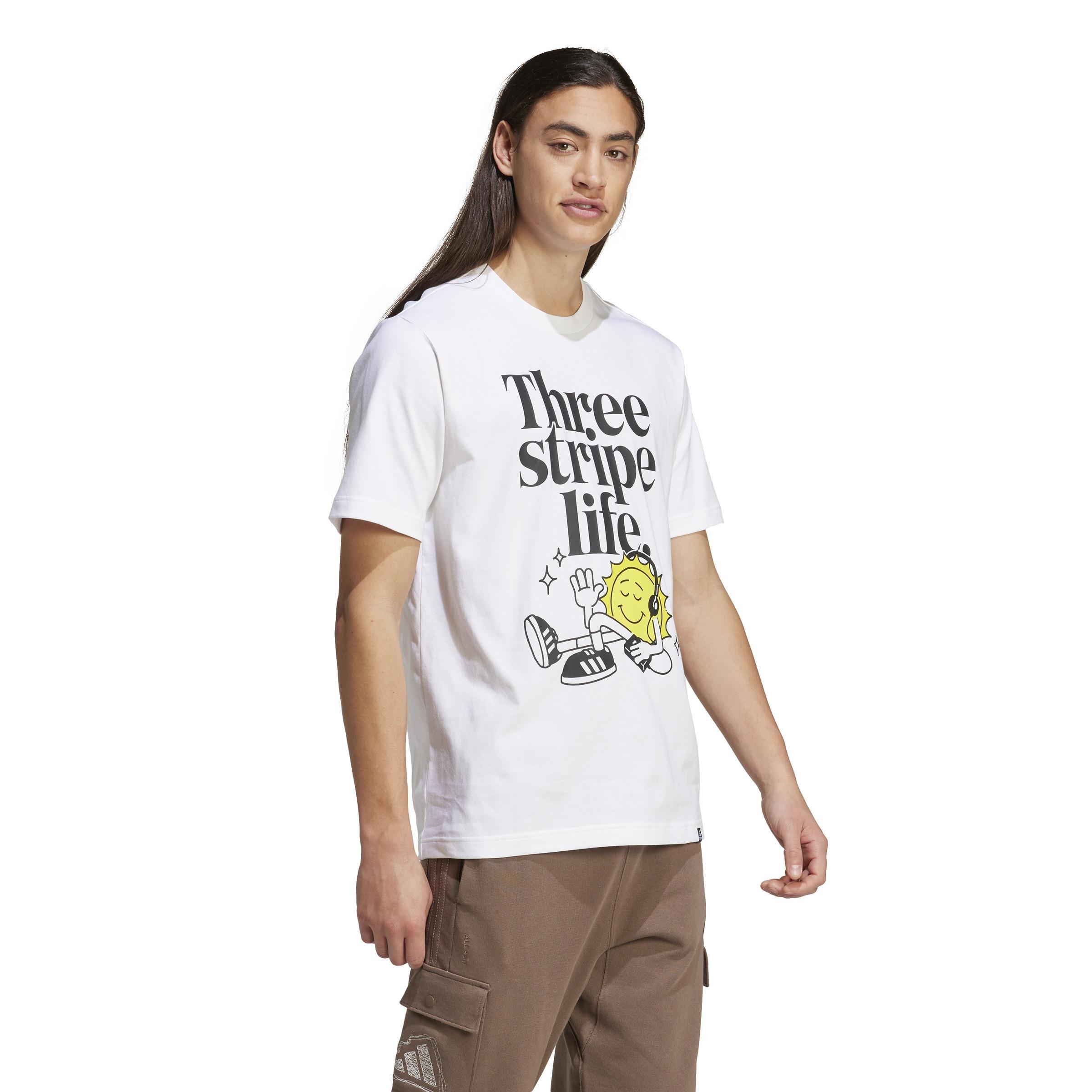 Positivity Graphic T-Shirt, White, A901_ONE, large image number 8
