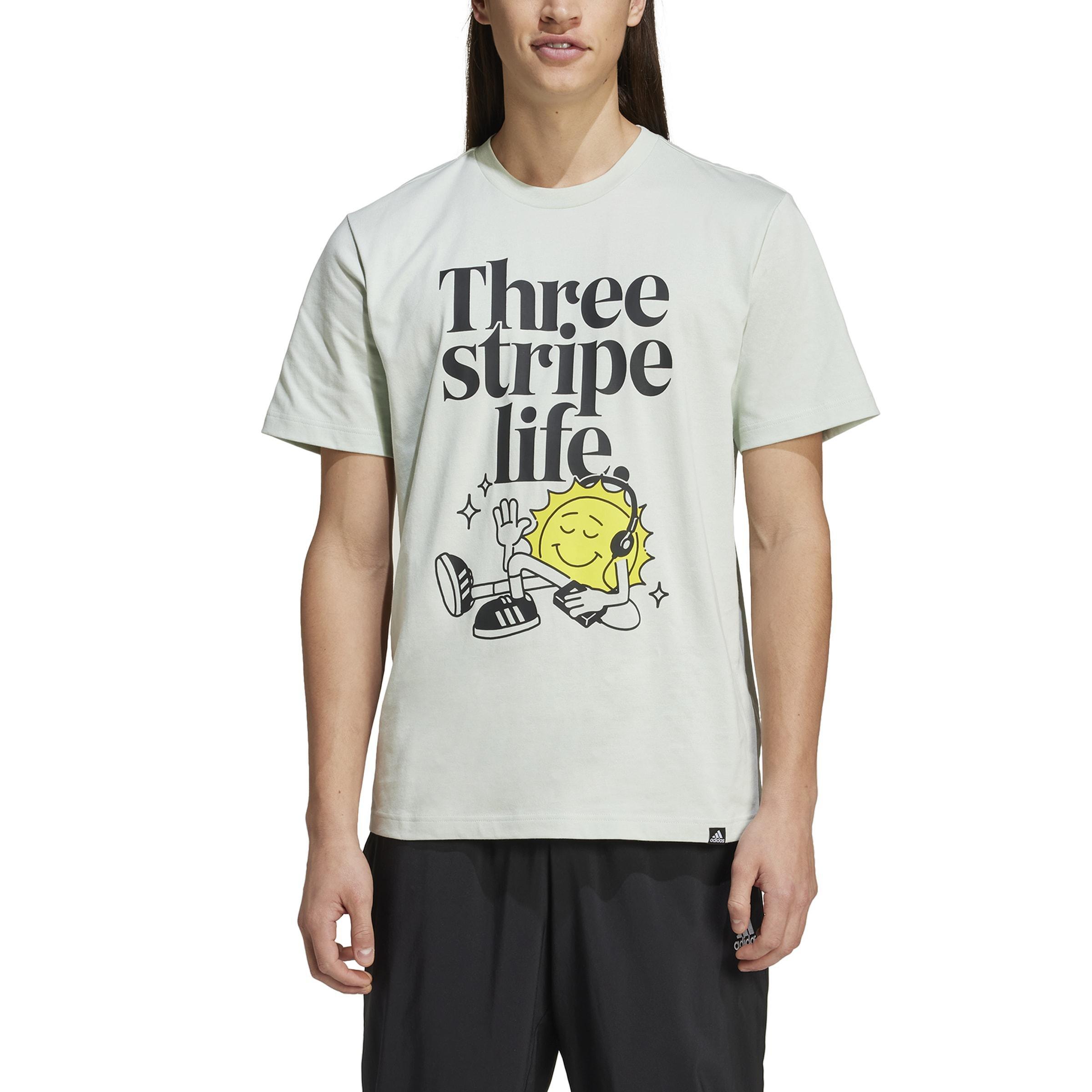 Positivity Graphic T-Shirt, Green, A901_ONE, large image number 2