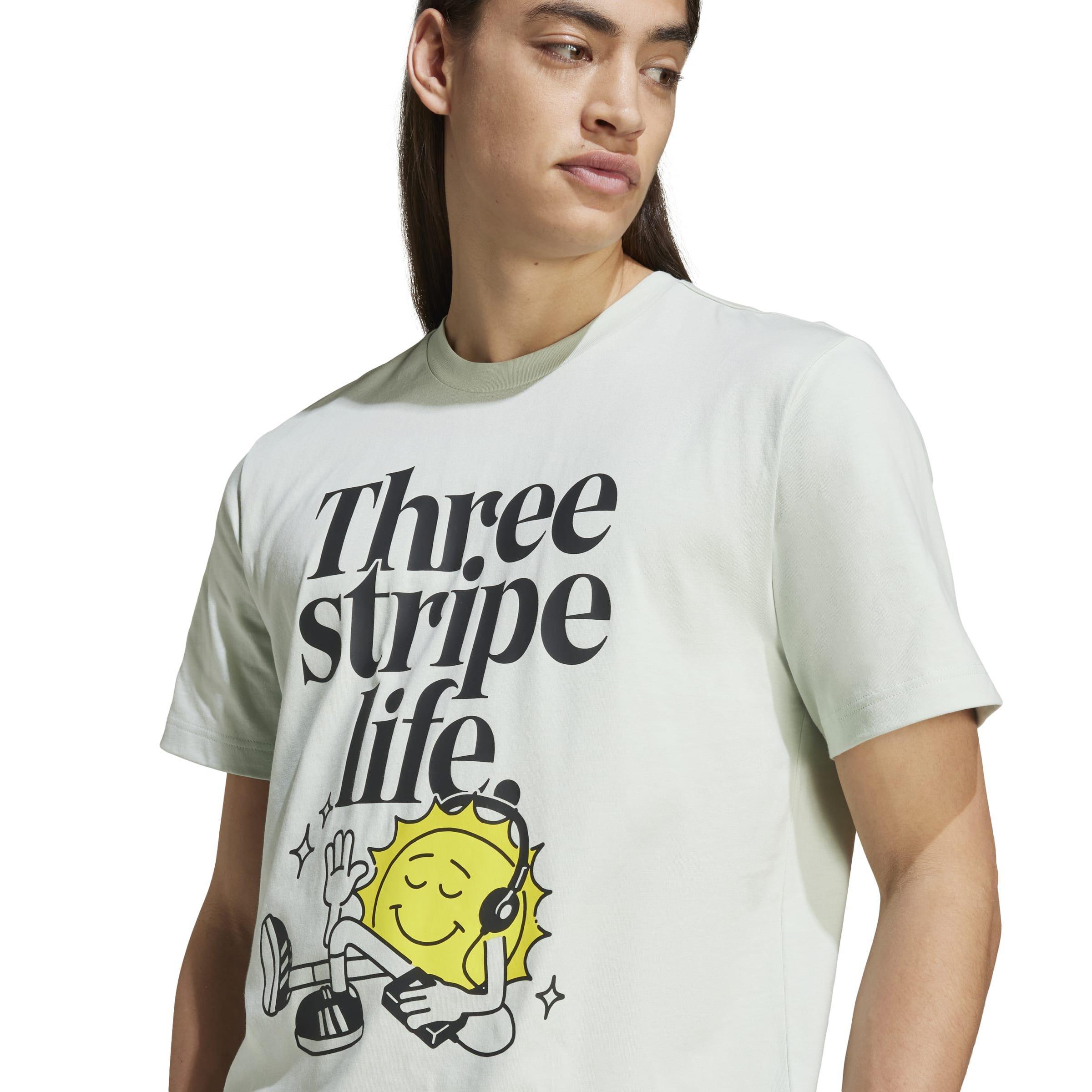 Positivity Graphic T-Shirt, Green, A901_ONE, large image number 4