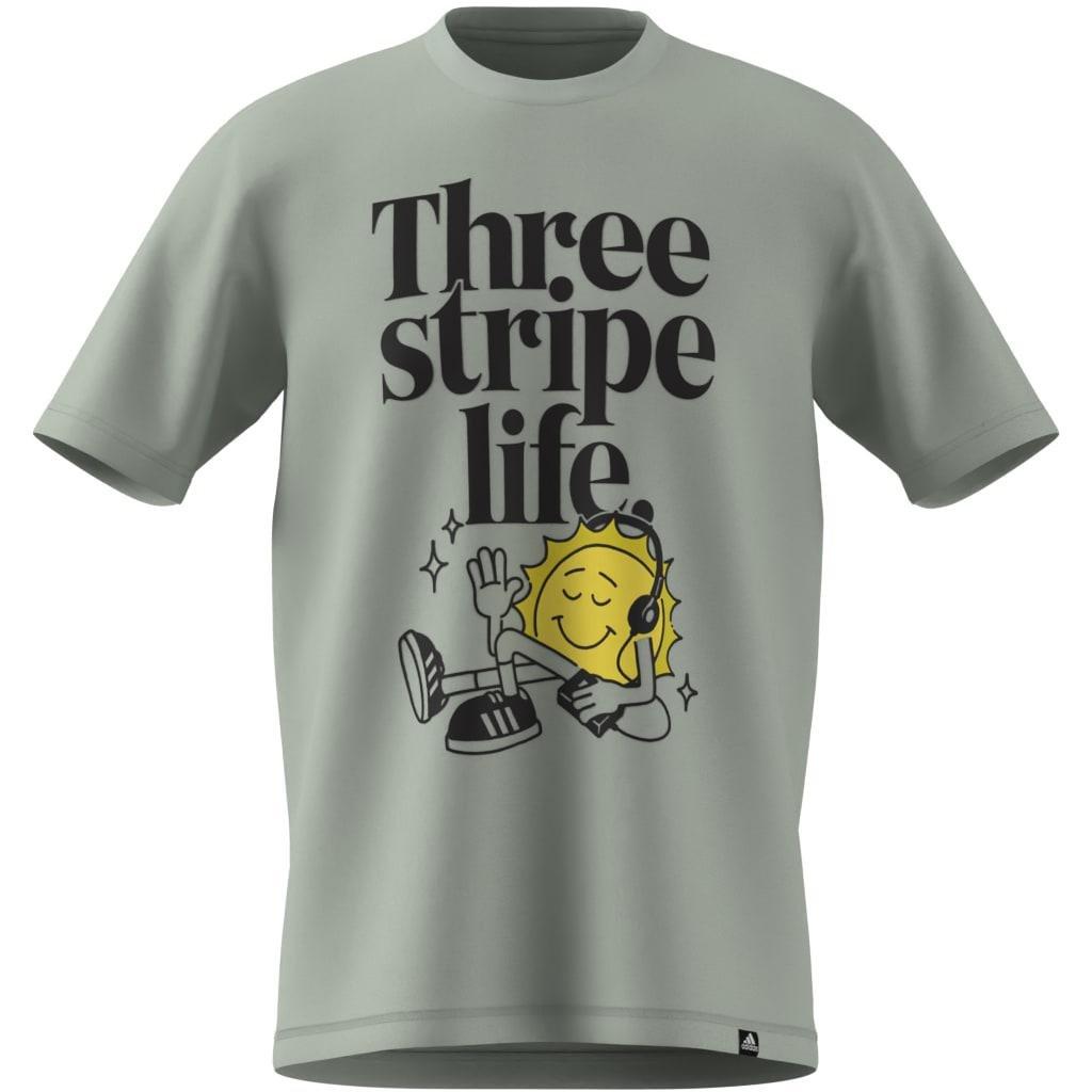Positivity Graphic T-Shirt, Green, A901_ONE, large image number 7
