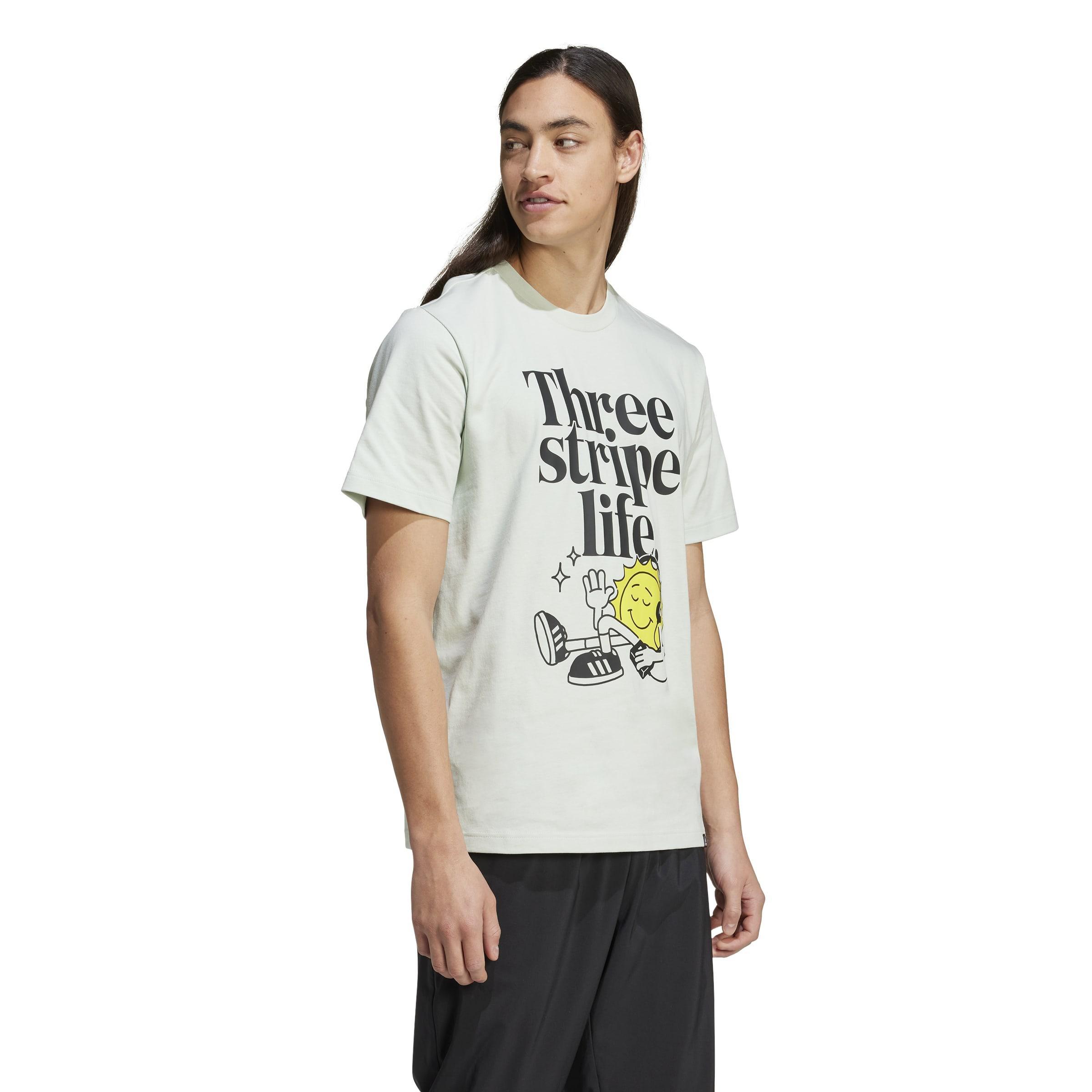 Positivity Graphic T-Shirt, Green, A901_ONE, large image number 10