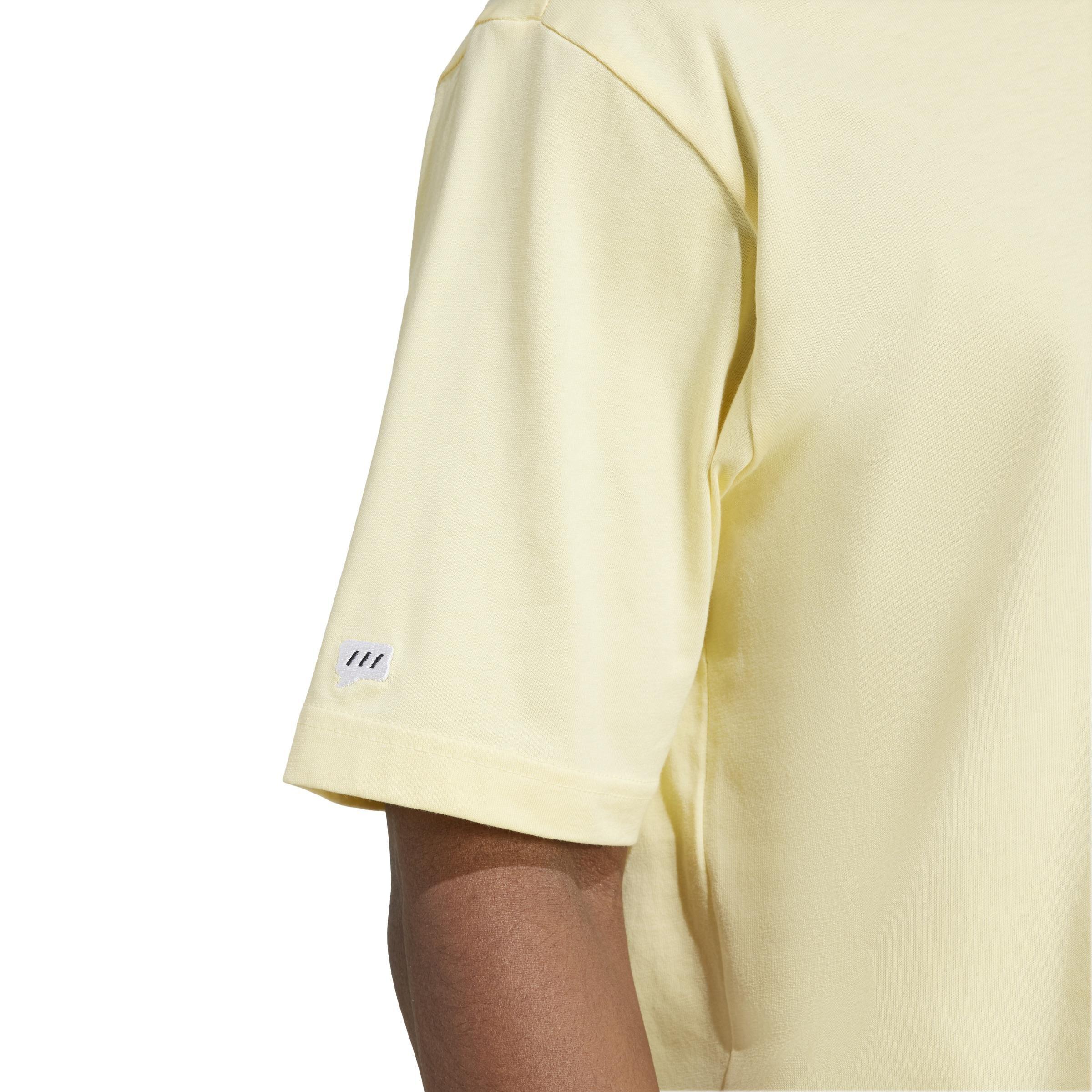 Remoji Pocket Graphic T-Shirt, Yellow, A901_ONE, large image number 4