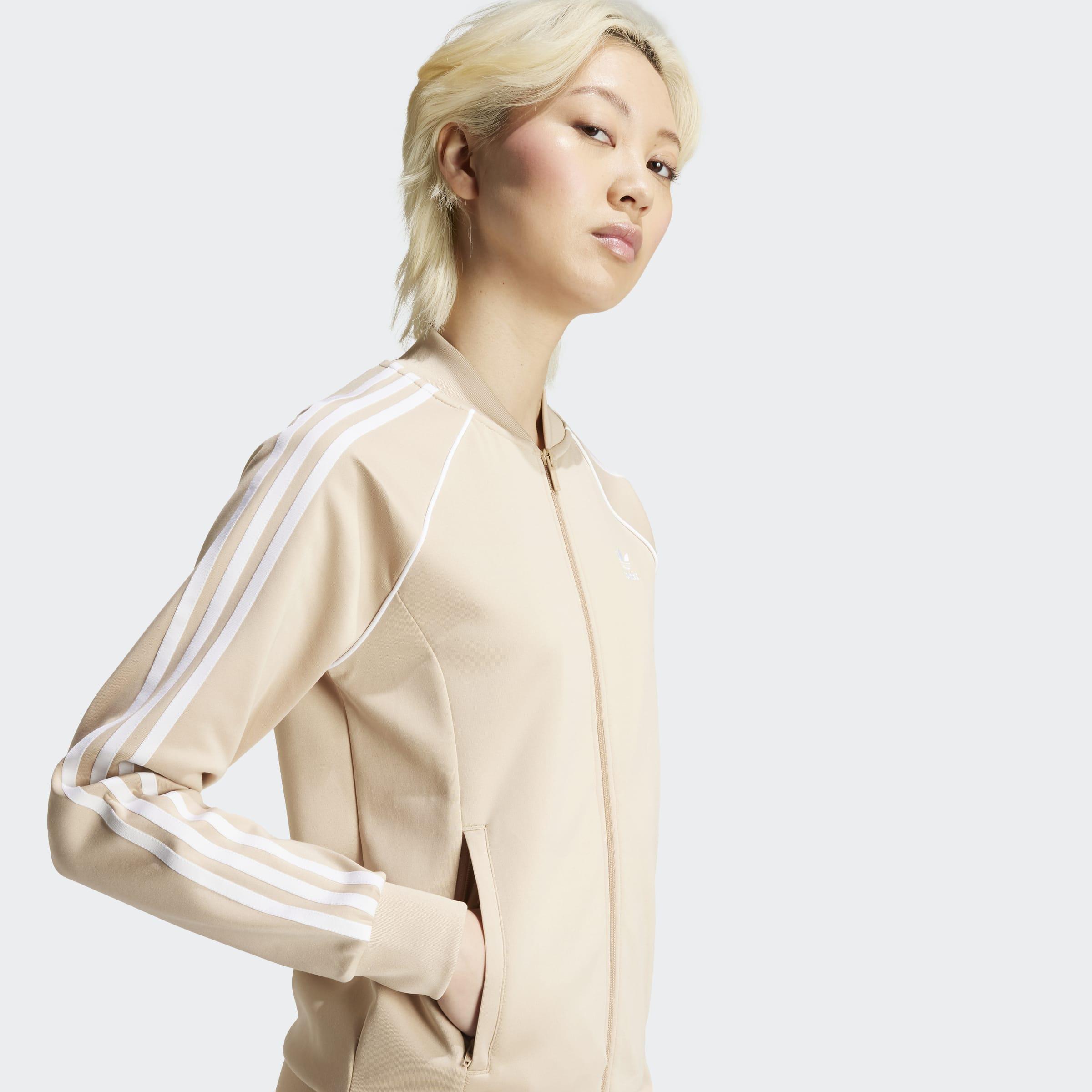Adicolor Classics SST Track Top, Beige, A901_ONE, large image number 3