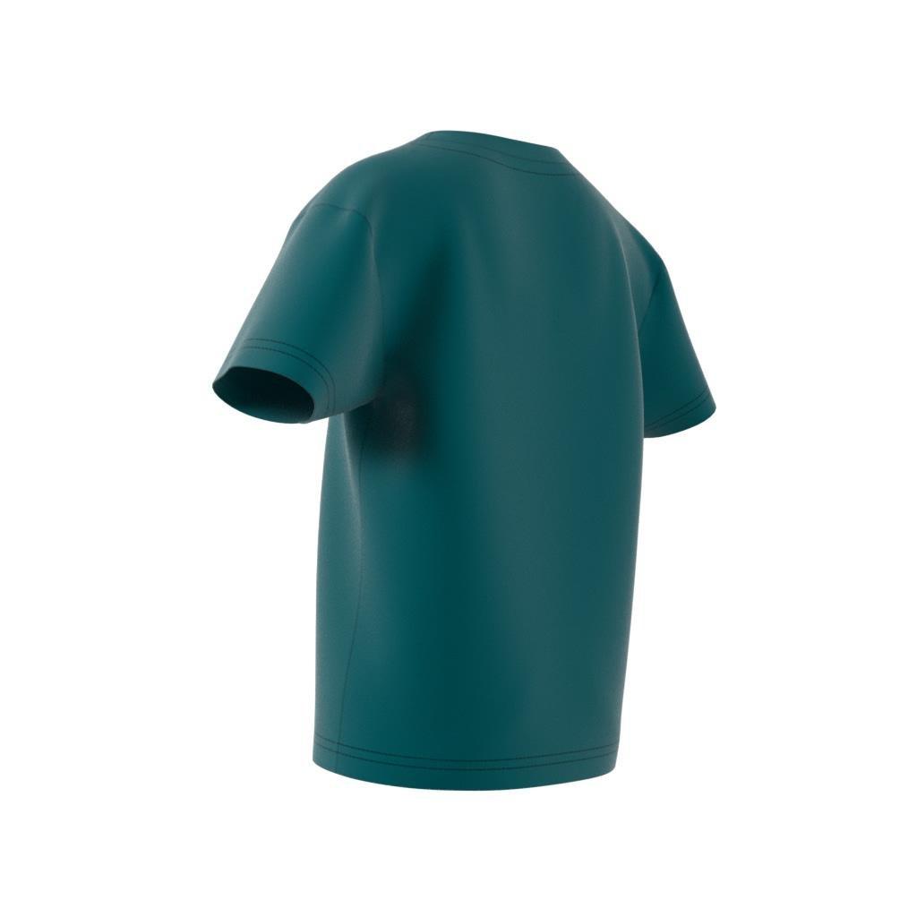 Unisex Kids Adicolor Trefoil T-Shirt, Turquoise, A901_ONE, large image number 12