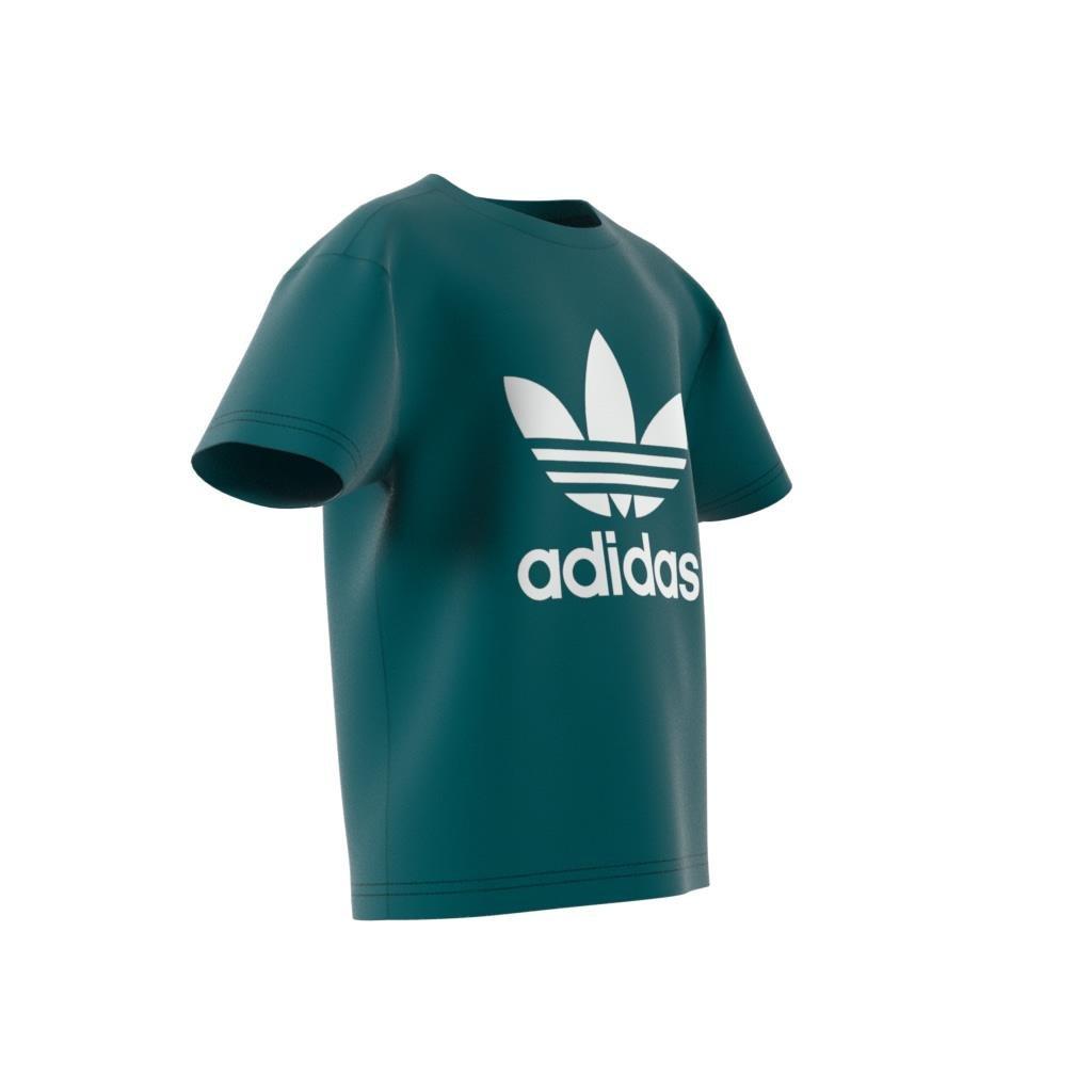 Unisex Kids Adicolor Trefoil T-Shirt, Turquoise, A901_ONE, large image number 13