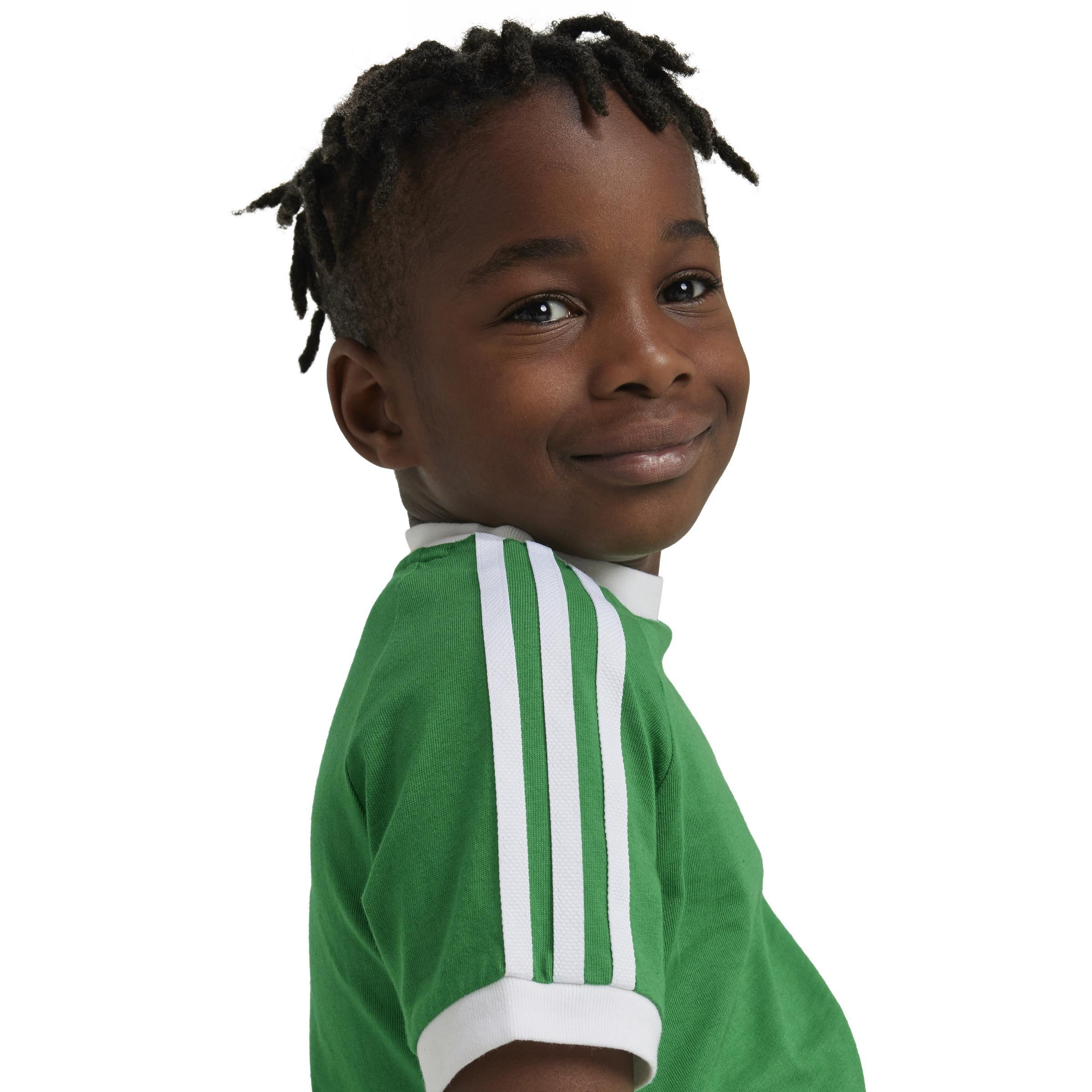 Unisex Kids Adicolor Trefoil T-Shirt, Green, , large image number 3