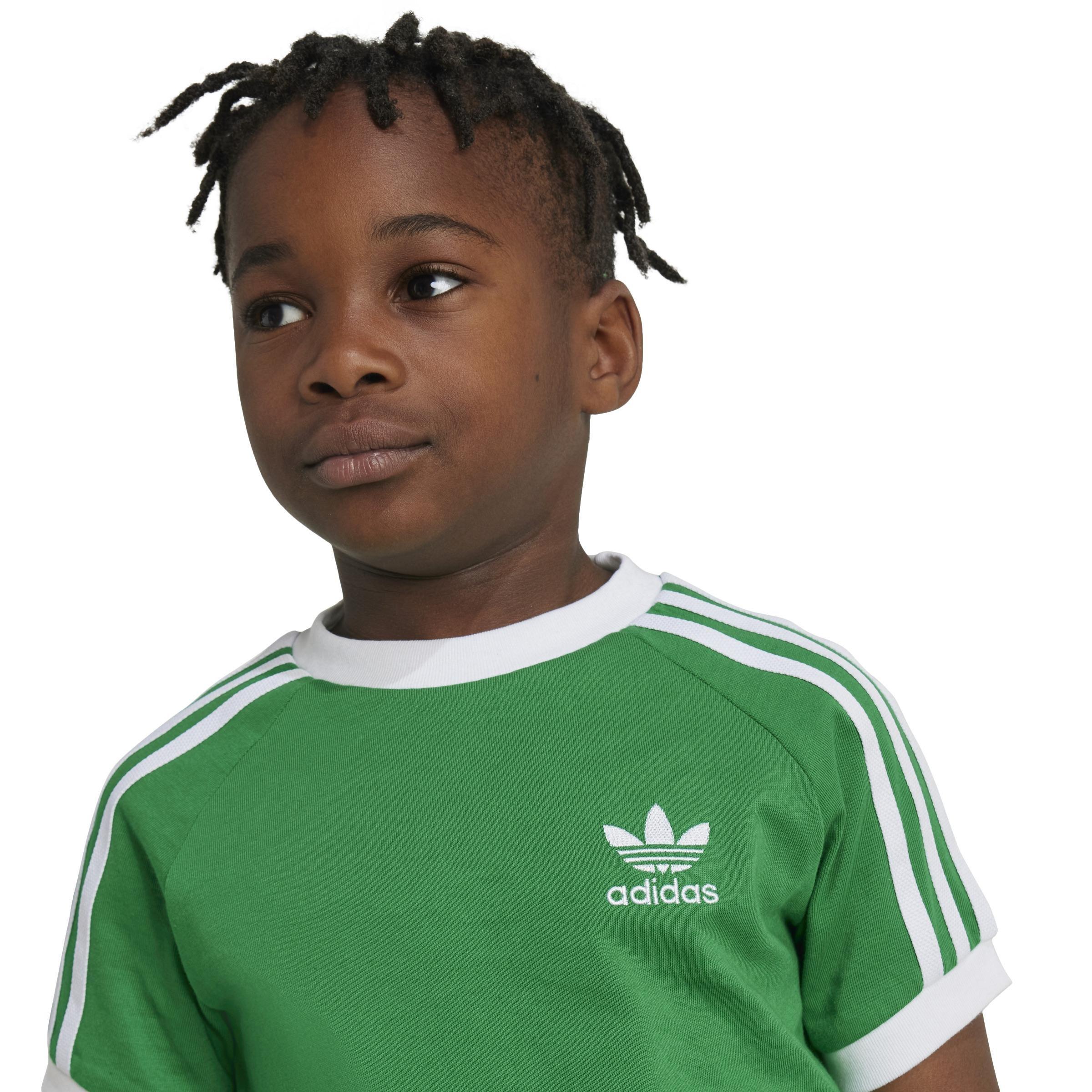 Unisex Kids Adicolor Trefoil T-Shirt, Green, , large image number 4