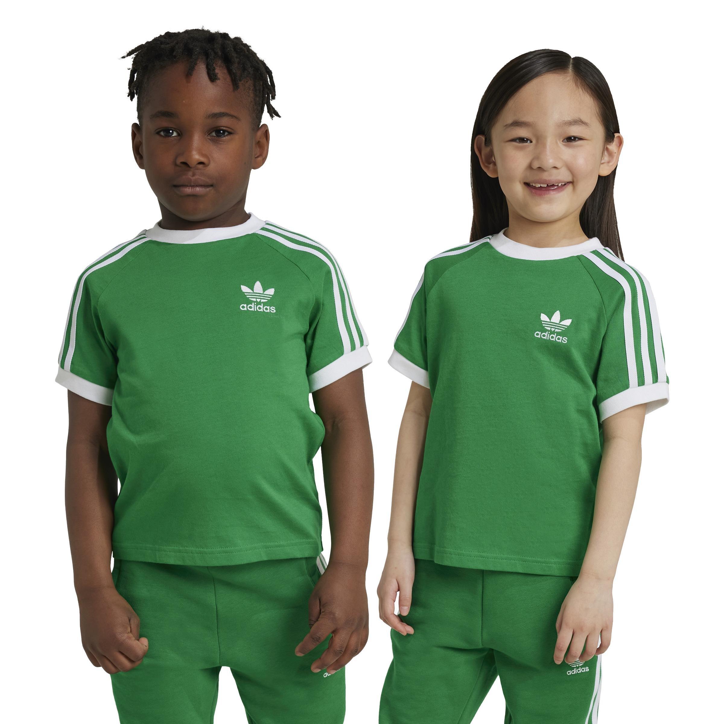 Unisex Kids Adicolor Trefoil T-Shirt, Green, , large image number 11