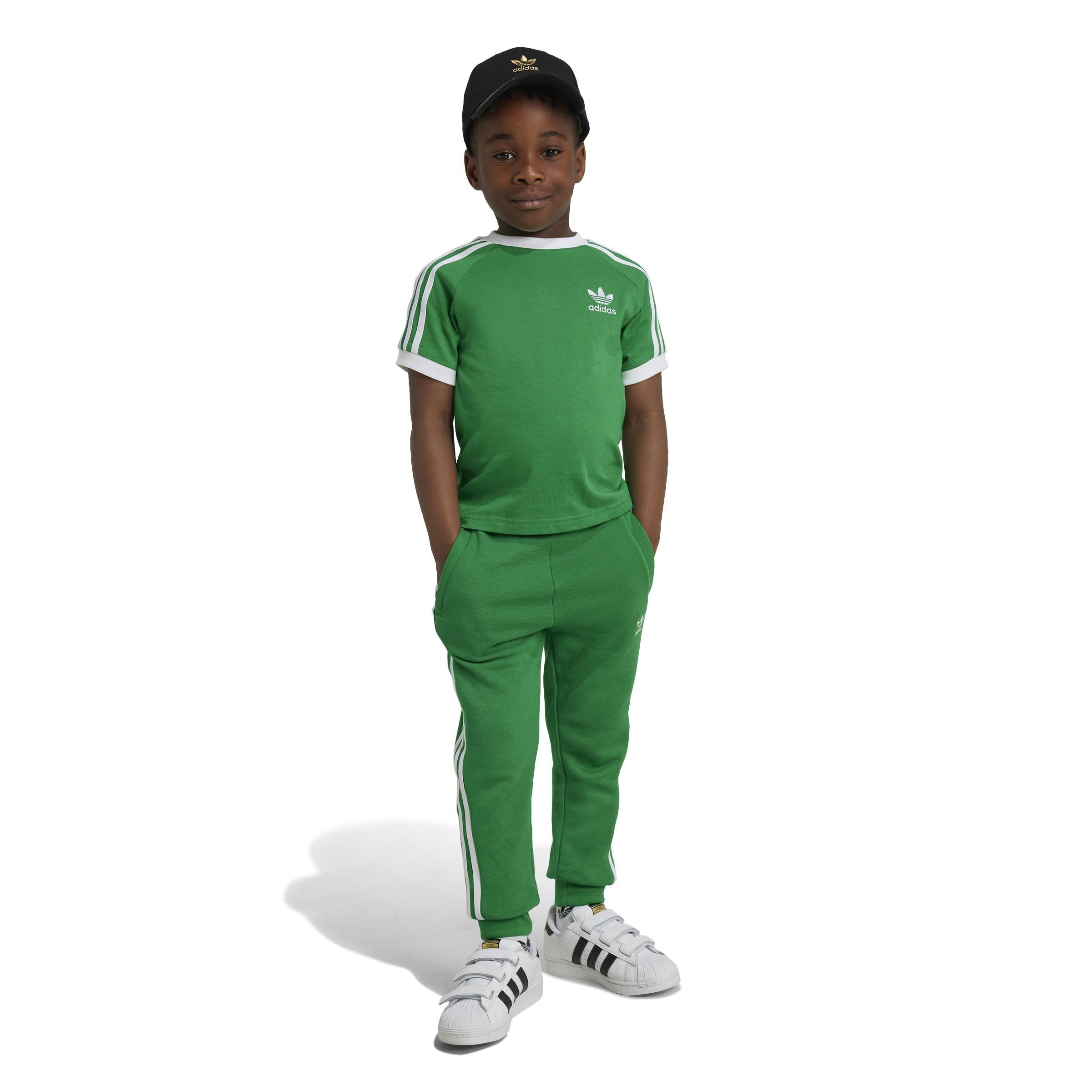 Unisex Kids Adicolor Trefoil T-Shirt, Green, , large image number 13