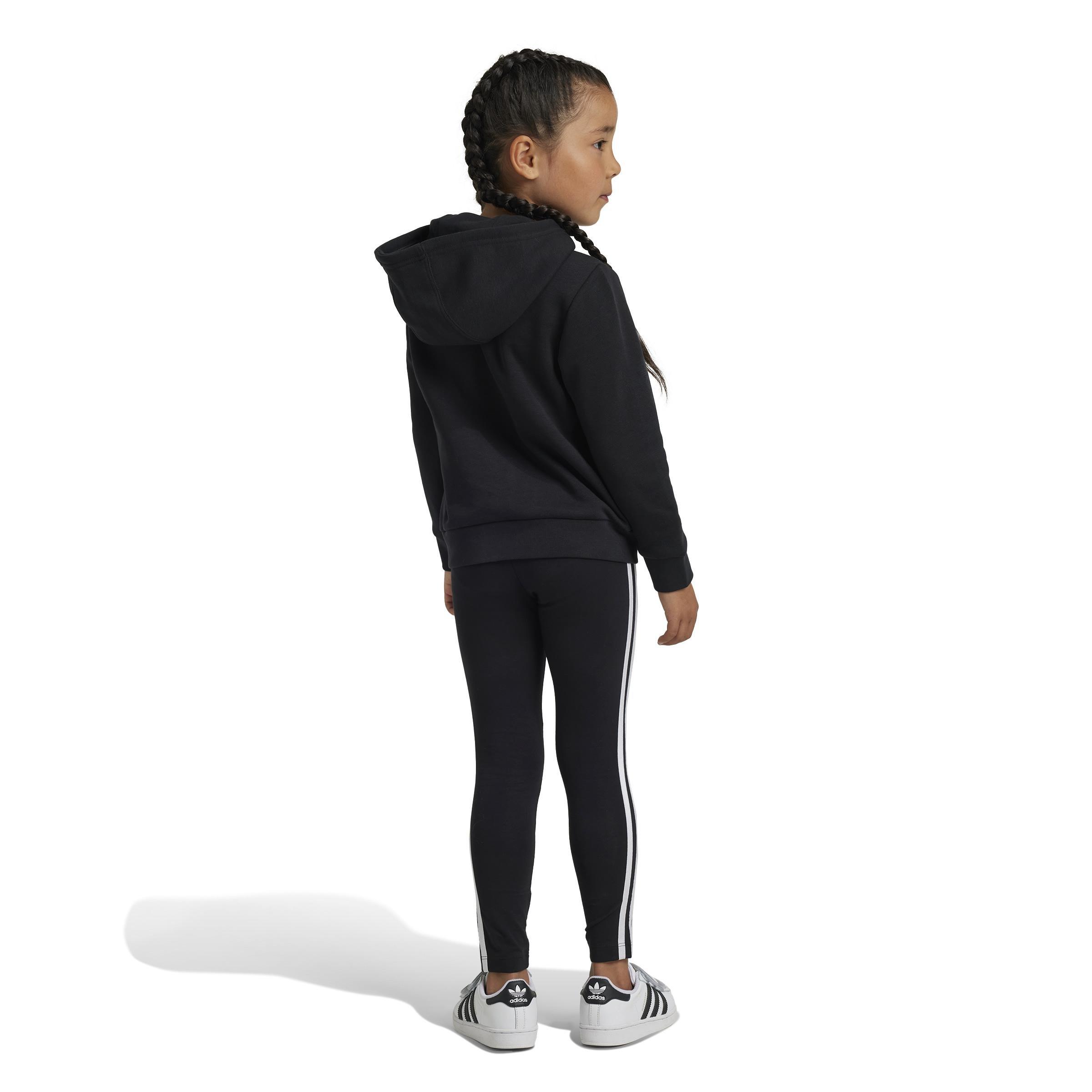 Kids Adicolor Hoodie Legging Set, Black, A901_ONE, large image number 1