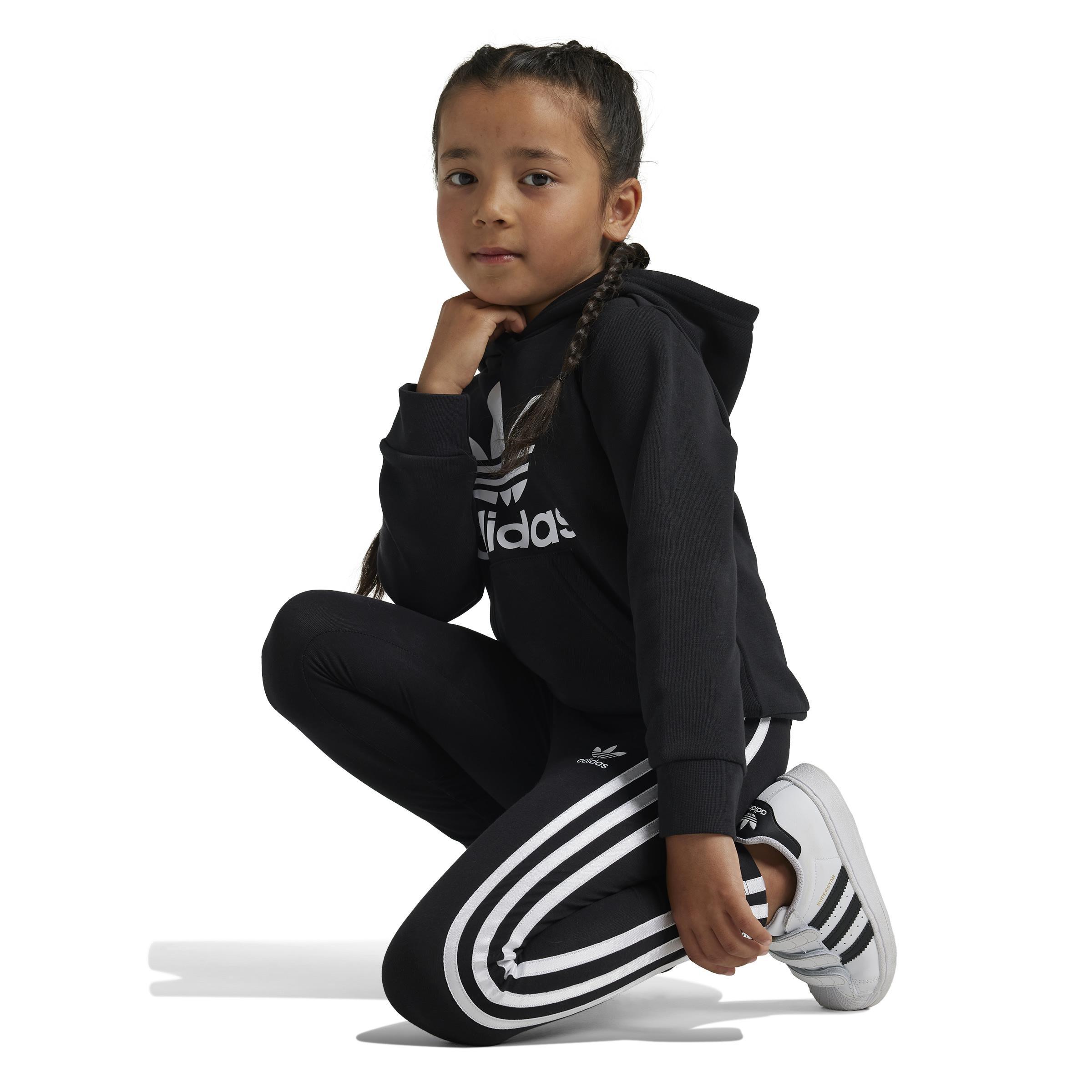 Kids Adicolor Hoodie Legging Set, Black, A901_ONE, large image number 6