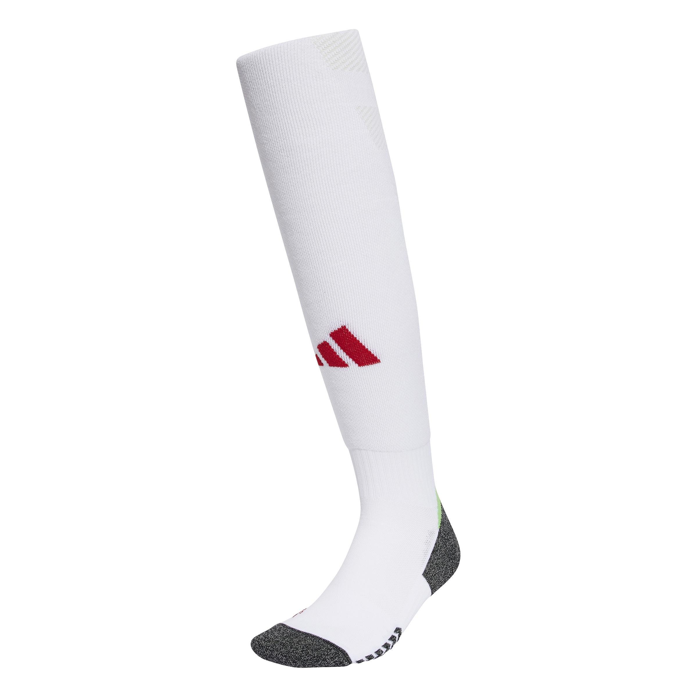 Unisex adi 24 AEROREADY Football Knee Socks, White, , large image number 3