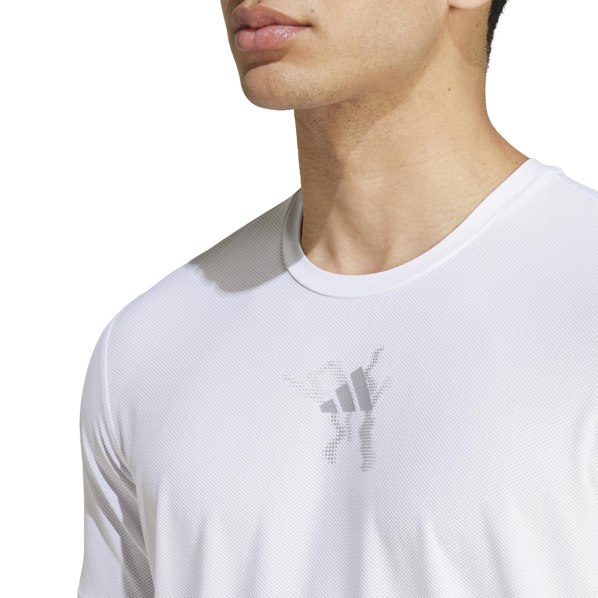 Running Ultimate Ub Graphic T-Shirt, White, A901_ONE, large image number 4