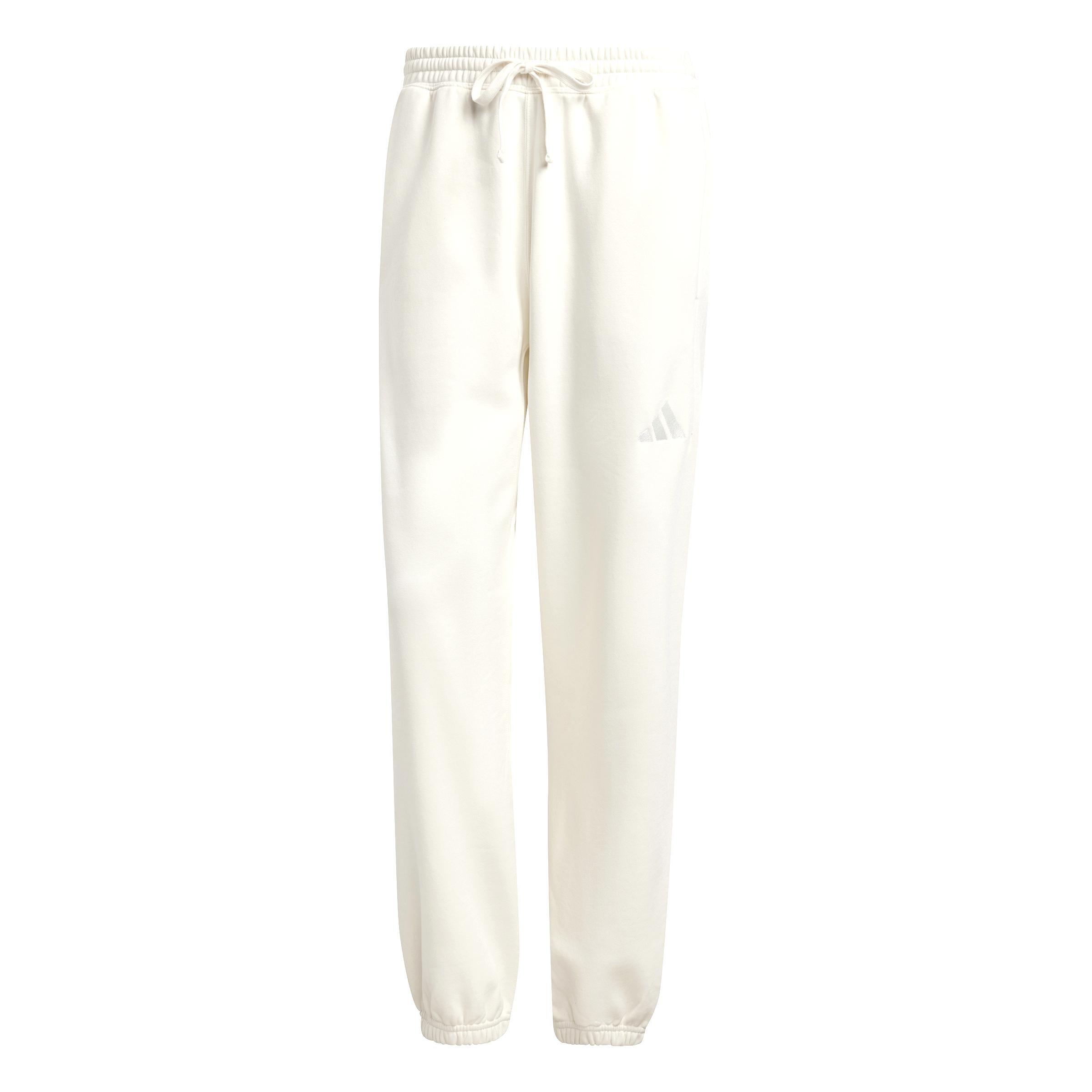 ALL SZN Fleece Loose Joggers, White, , large image number 0