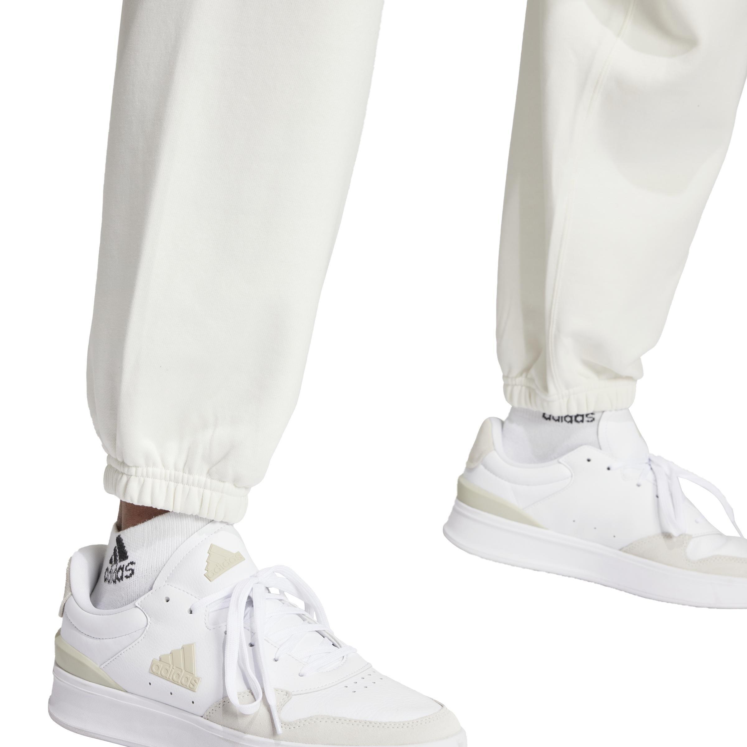 ALL SZN Fleece Loose Joggers, White, , large image number 3